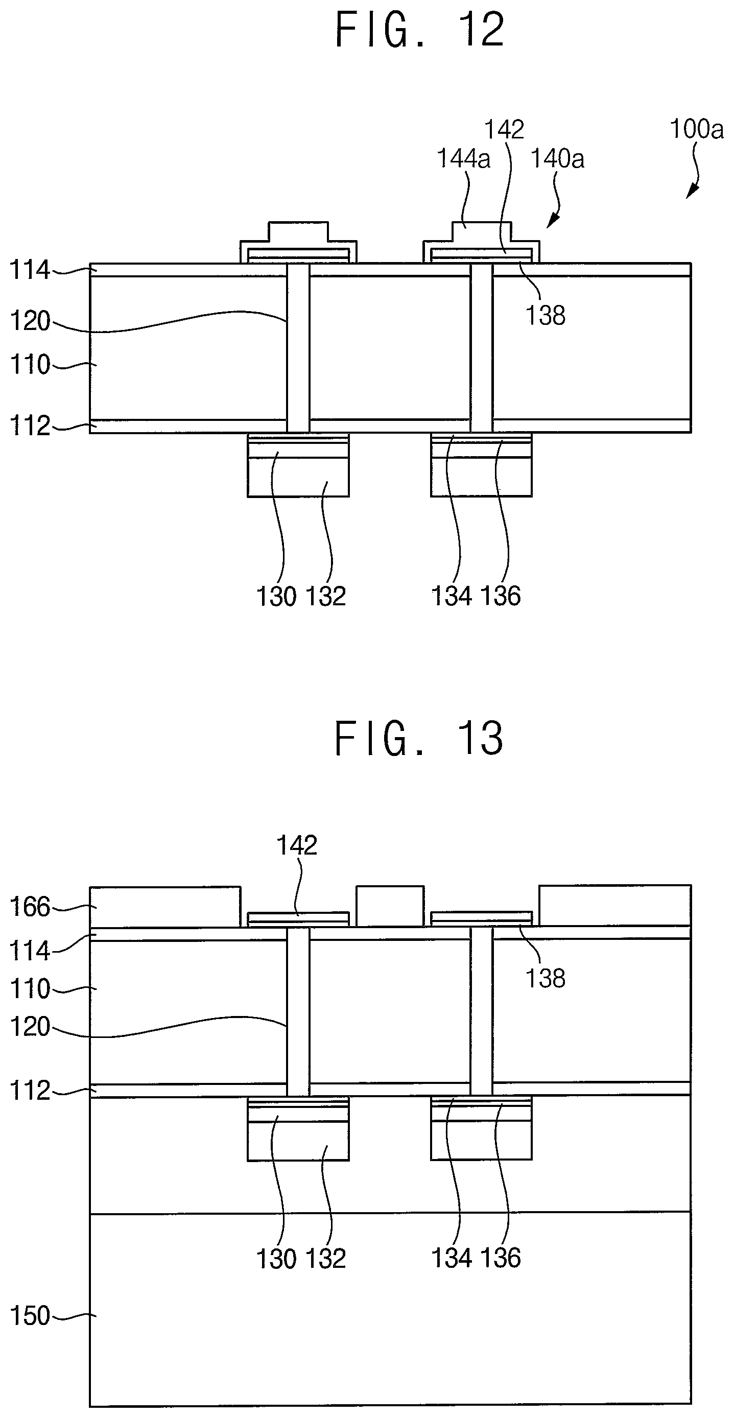 Patent US12315818 Figure 7 – Interconnection structure of a semiconductor chip having pads of different widths and semiconductor package including the interconnection structure