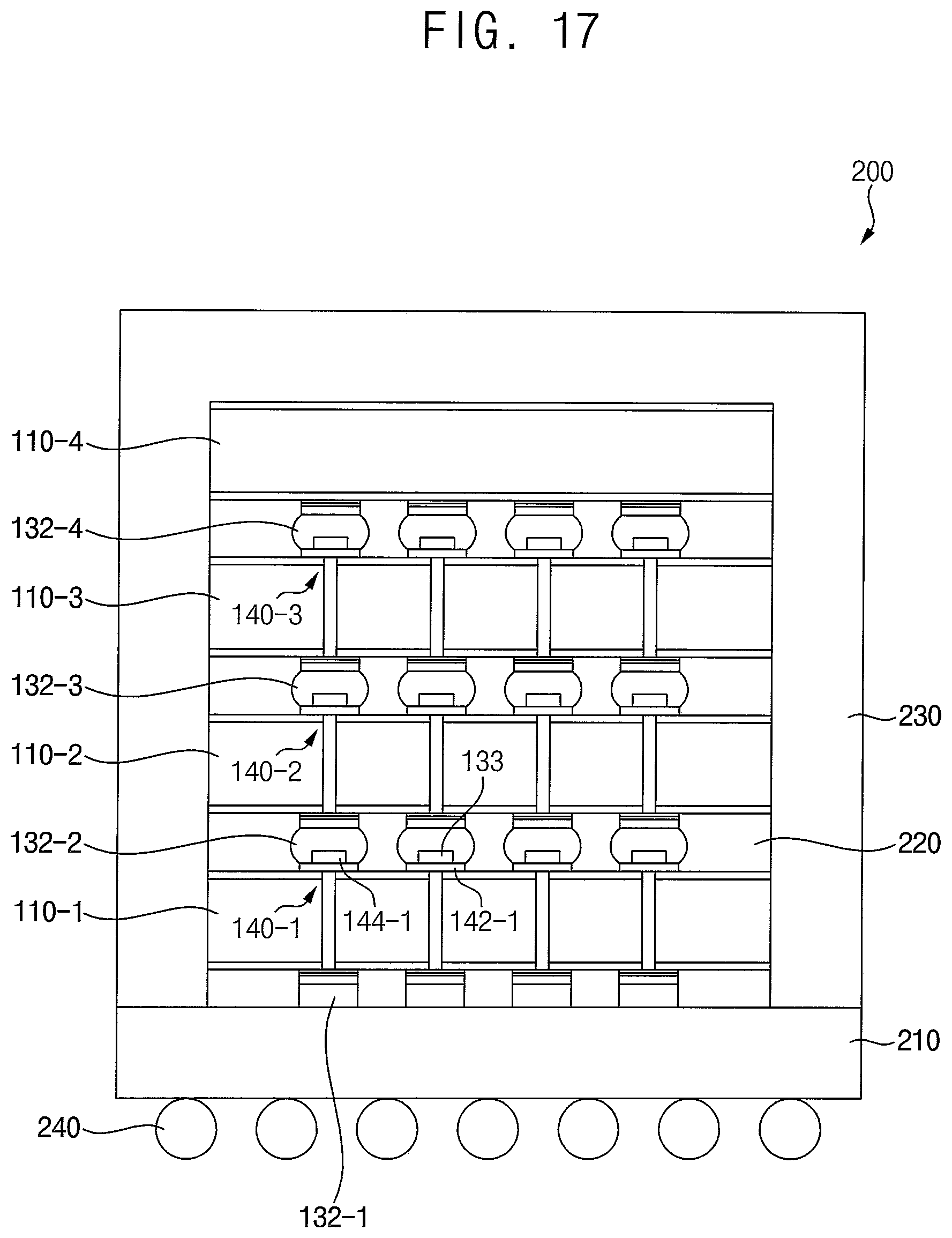 Patent US12315818 Figure 10 – Interconnection structure of a semiconductor chip having pads of different widths and semiconductor package including the interconnection structure