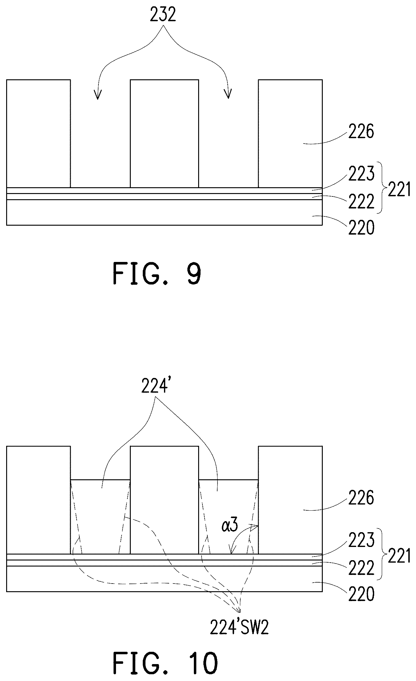 Patent US12315819 Figure 4 – Method of forming RDLs and structure formed thereof