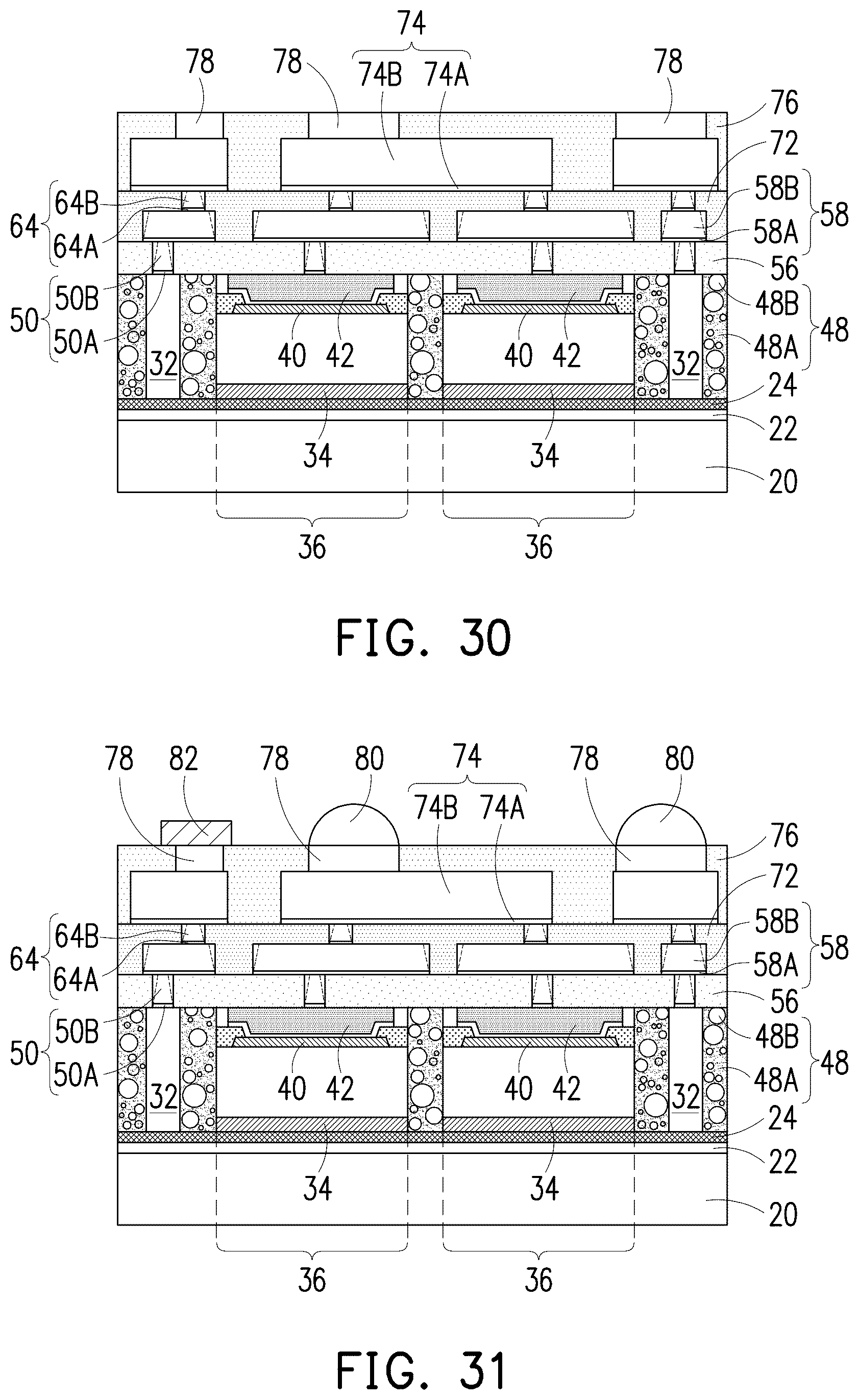 Patent US12315819 Figure 14 – Method of forming RDLs and structure formed thereof