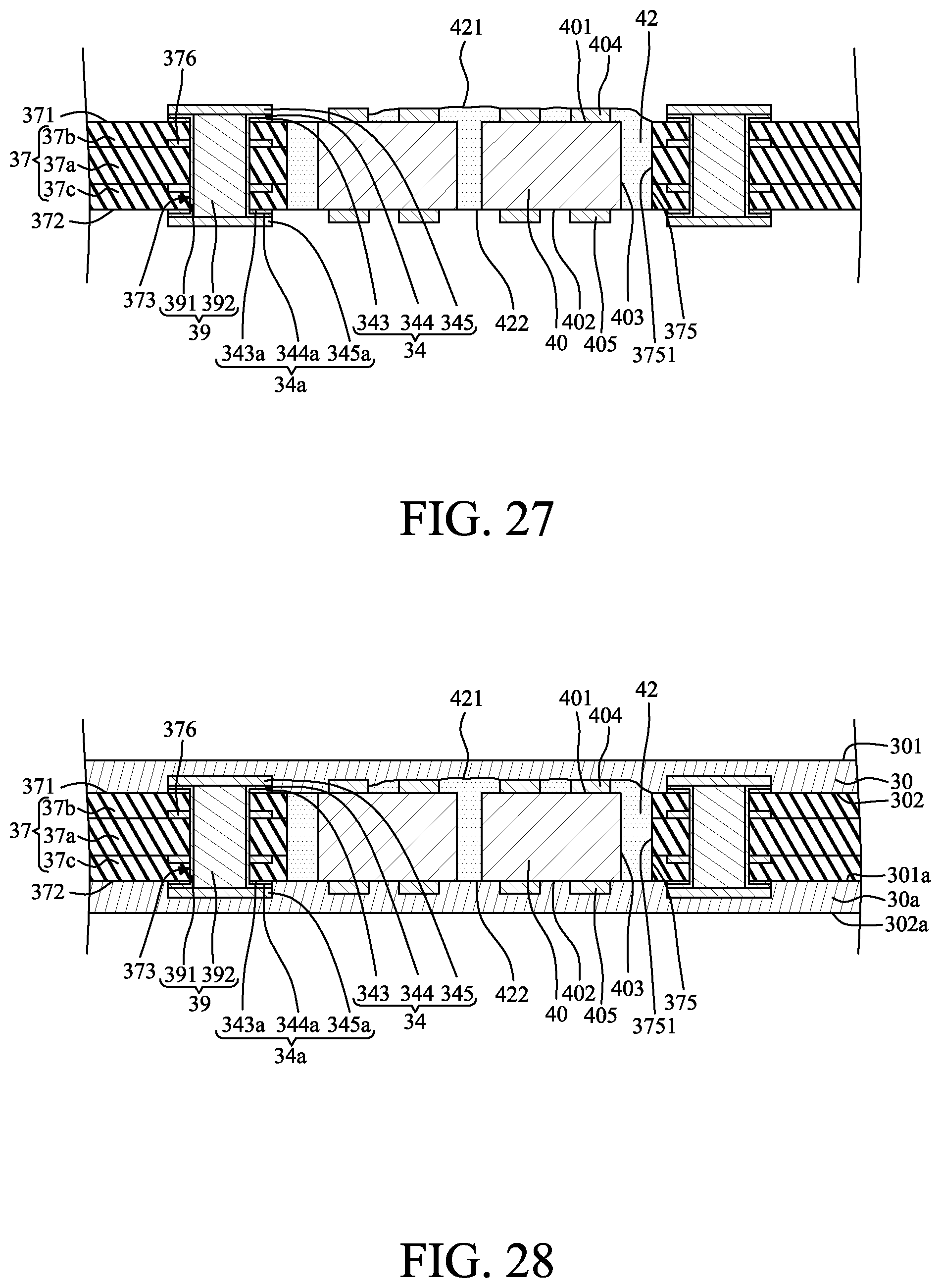 Patent US12315820 Figure 20 – Wiring structure including low- and high-density conductive structures