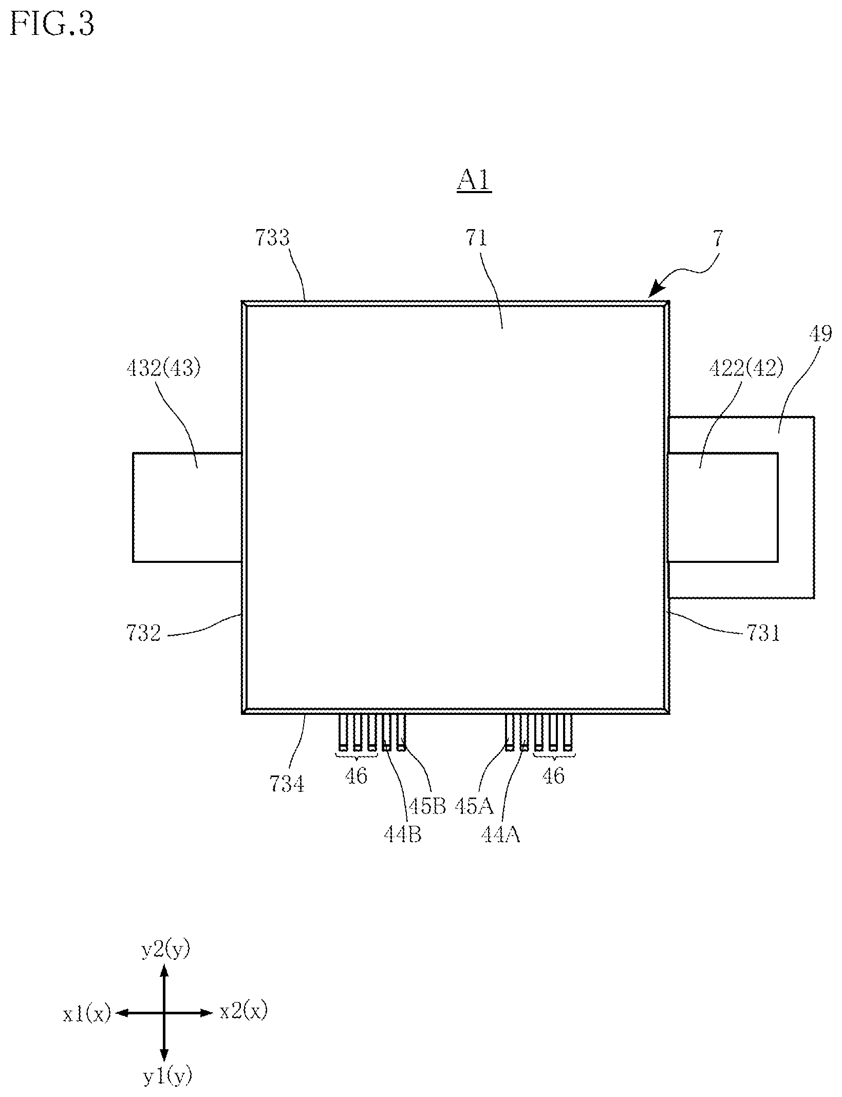 Patent US12315821 Figure 3 – Semiconductor device and method for manufacturing semiconductor device