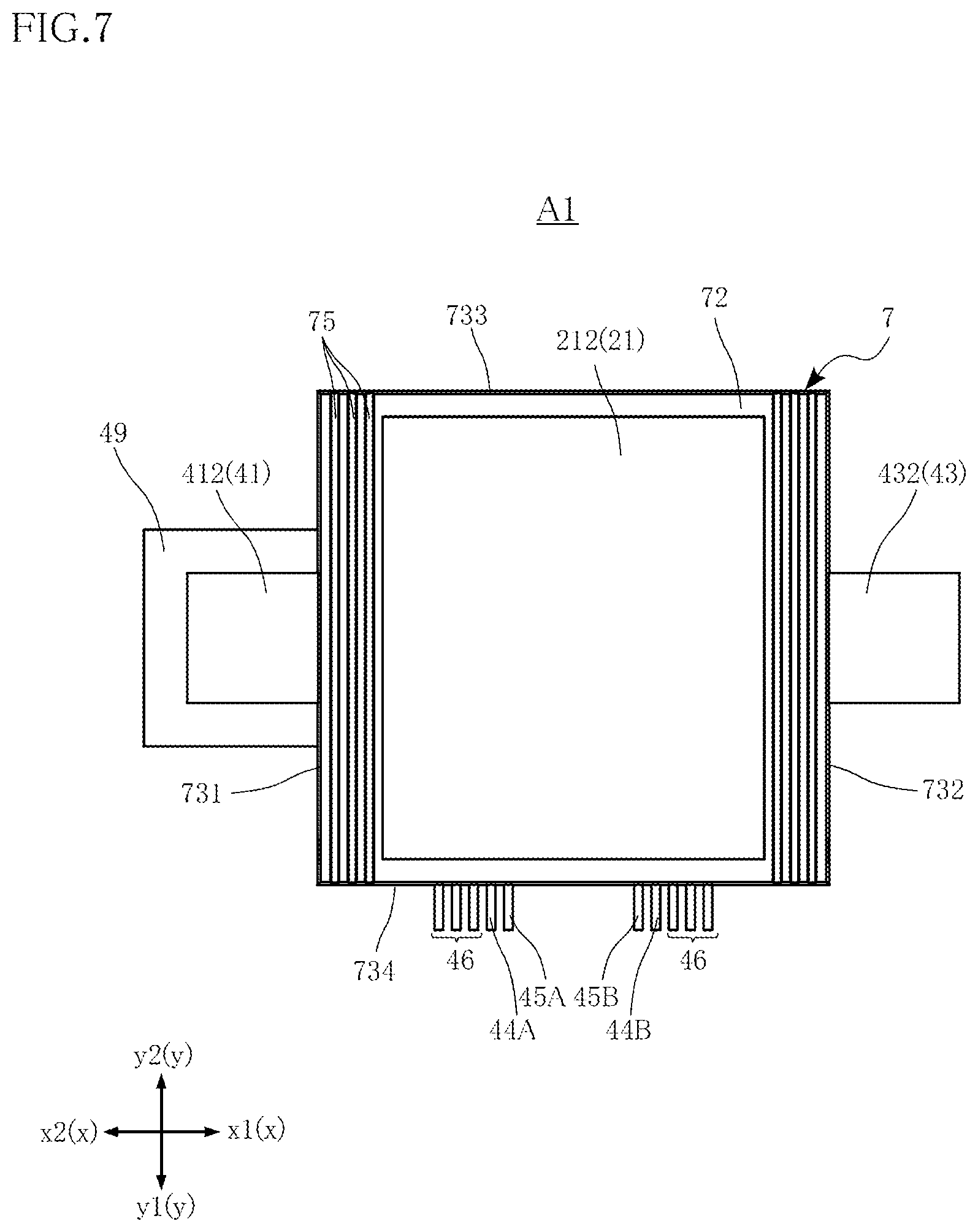 Patent US12315821 Figure 7 – Semiconductor device and method for manufacturing semiconductor device