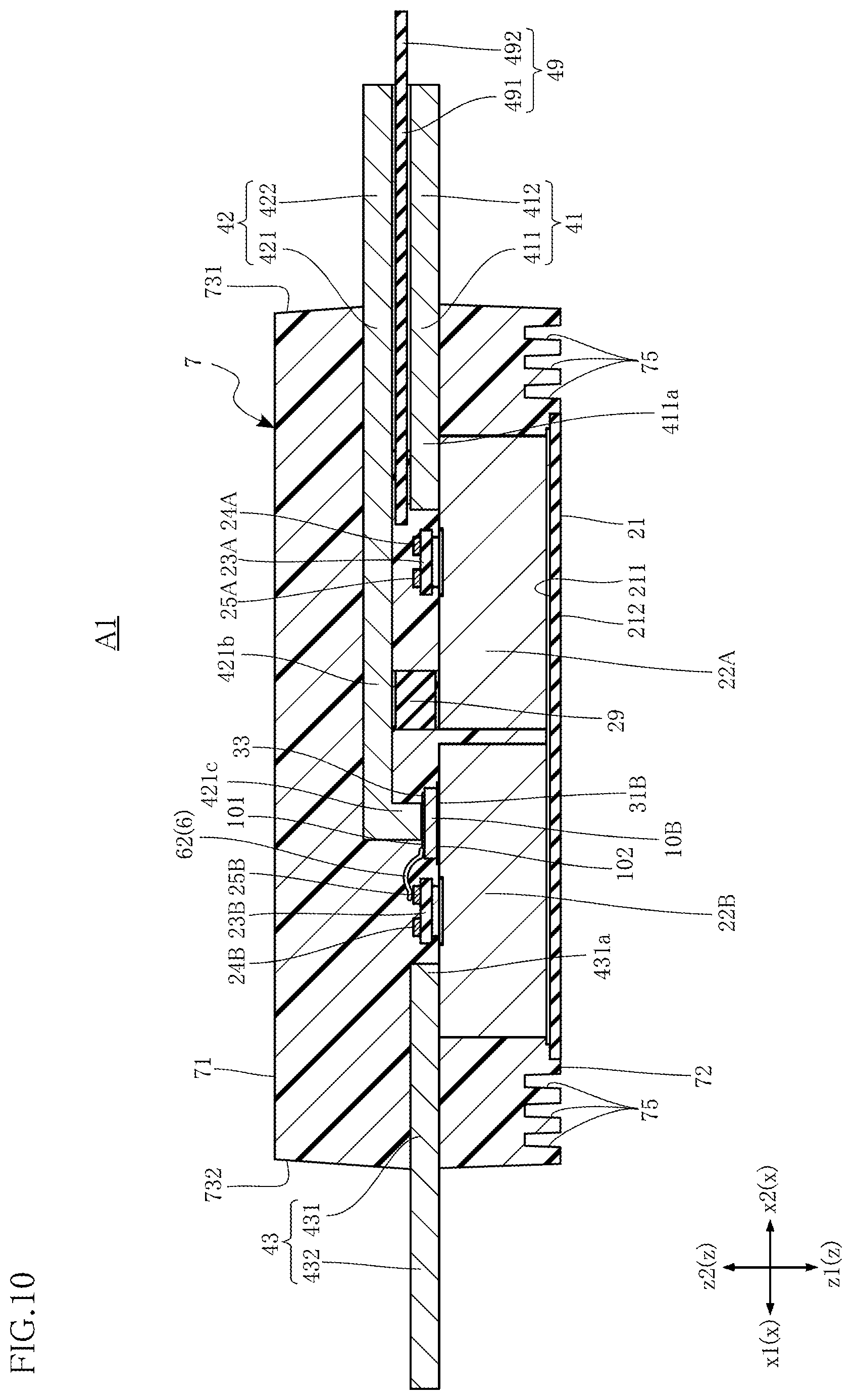 Patent US12315821 Figure 9 – Semiconductor device and method for manufacturing semiconductor device