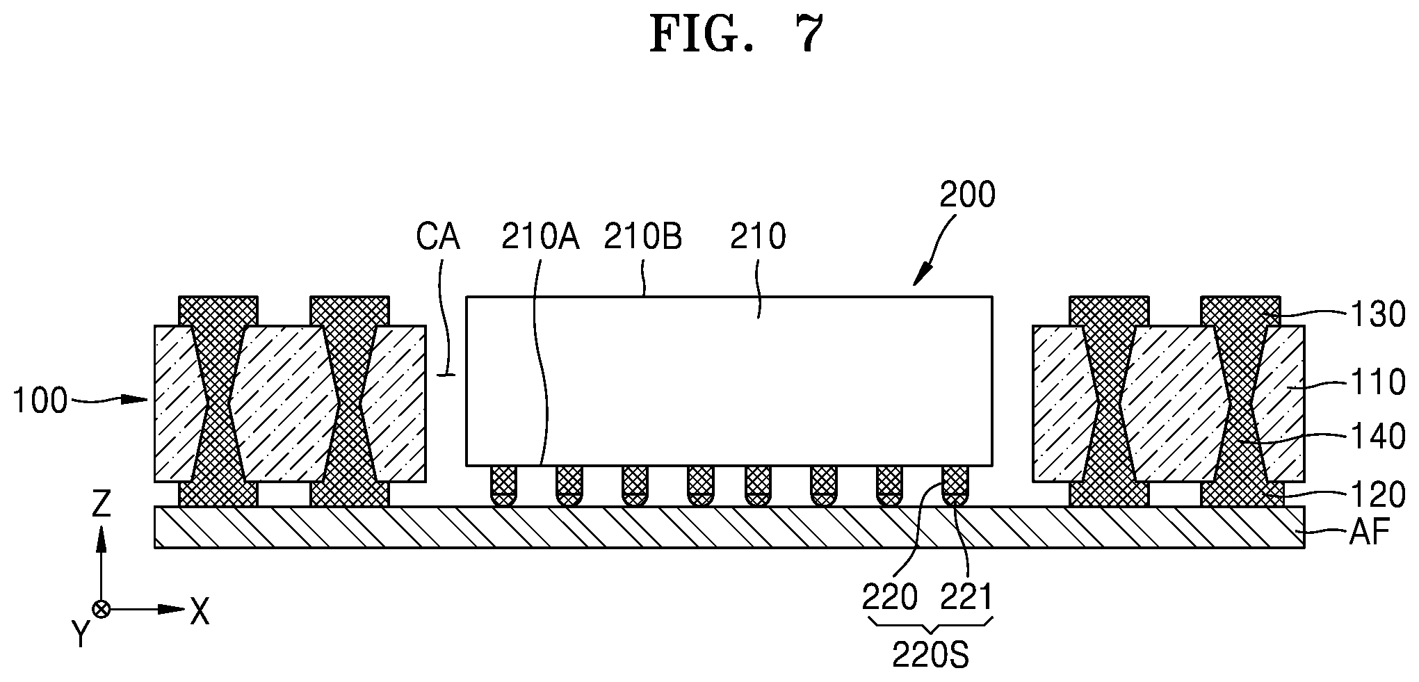 Patent US12315822 Figure 7 – Methods of manufacturing a fan-out panel level semiconductor package