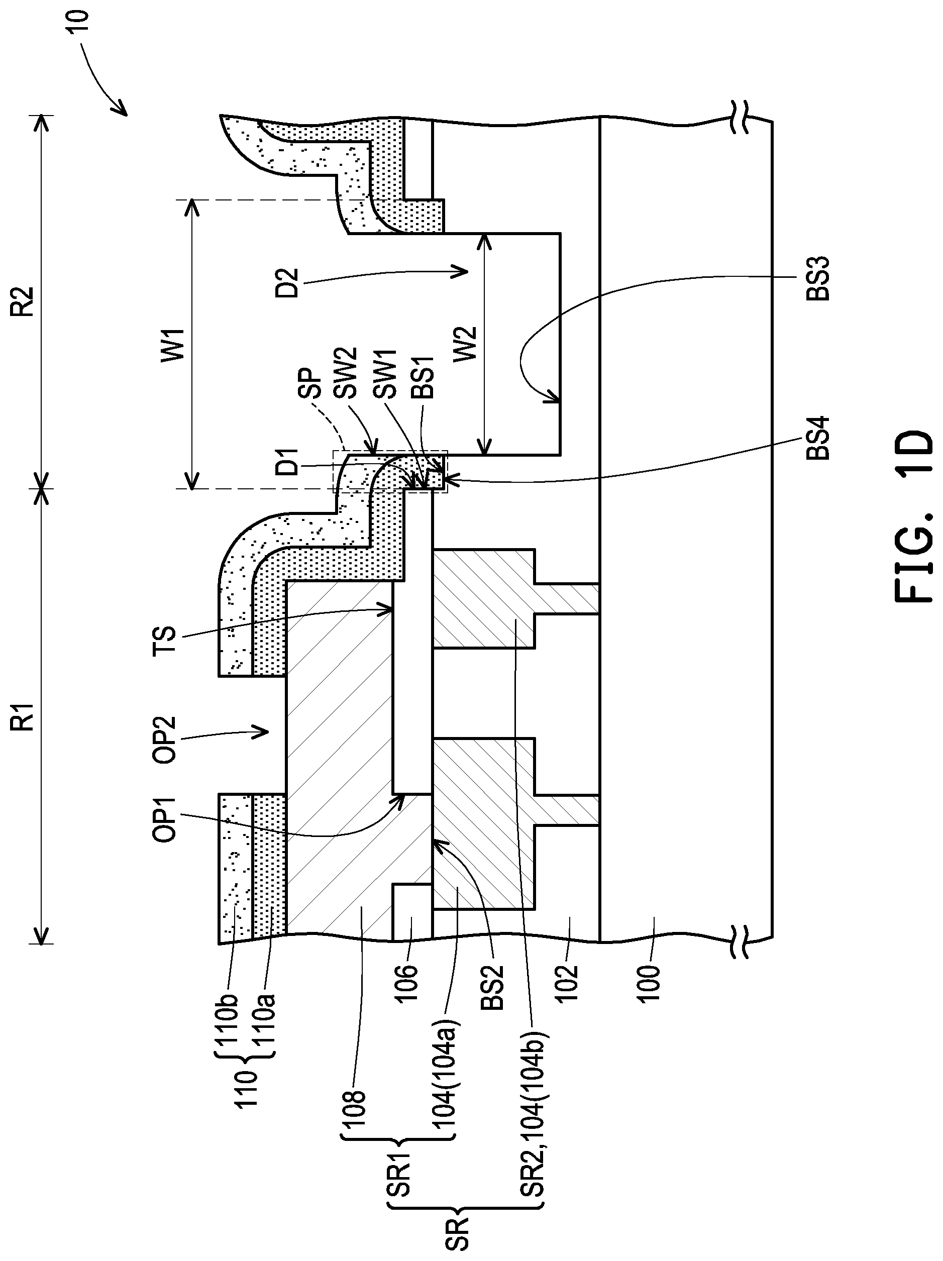Patent US12315827 Figure 4 – Semiconductor structure including seal ring structure