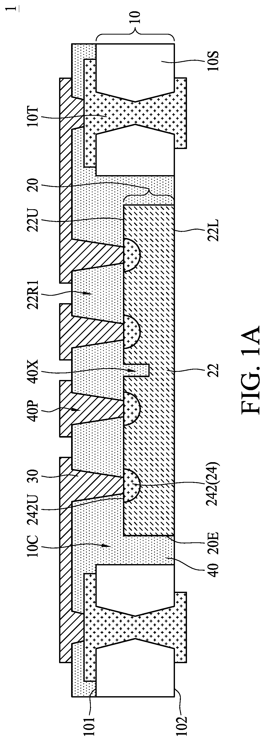 Patent US12315828 Figure 2 – Package substrate, electronic device package and method for manufacturing the same