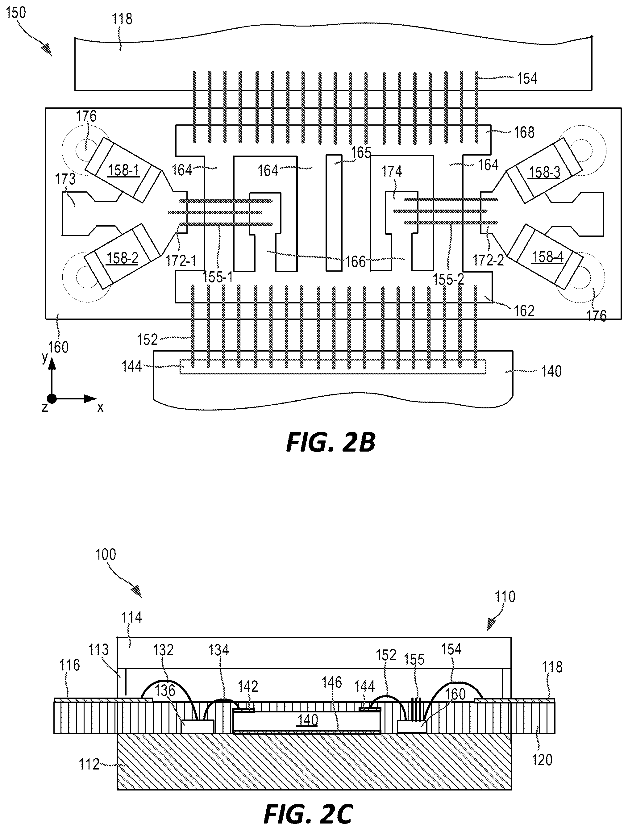 Patent US12315829 Figure 3 – Packaged transistor amplifiers that include integrated passive device matching structures having distributed shunt inductances