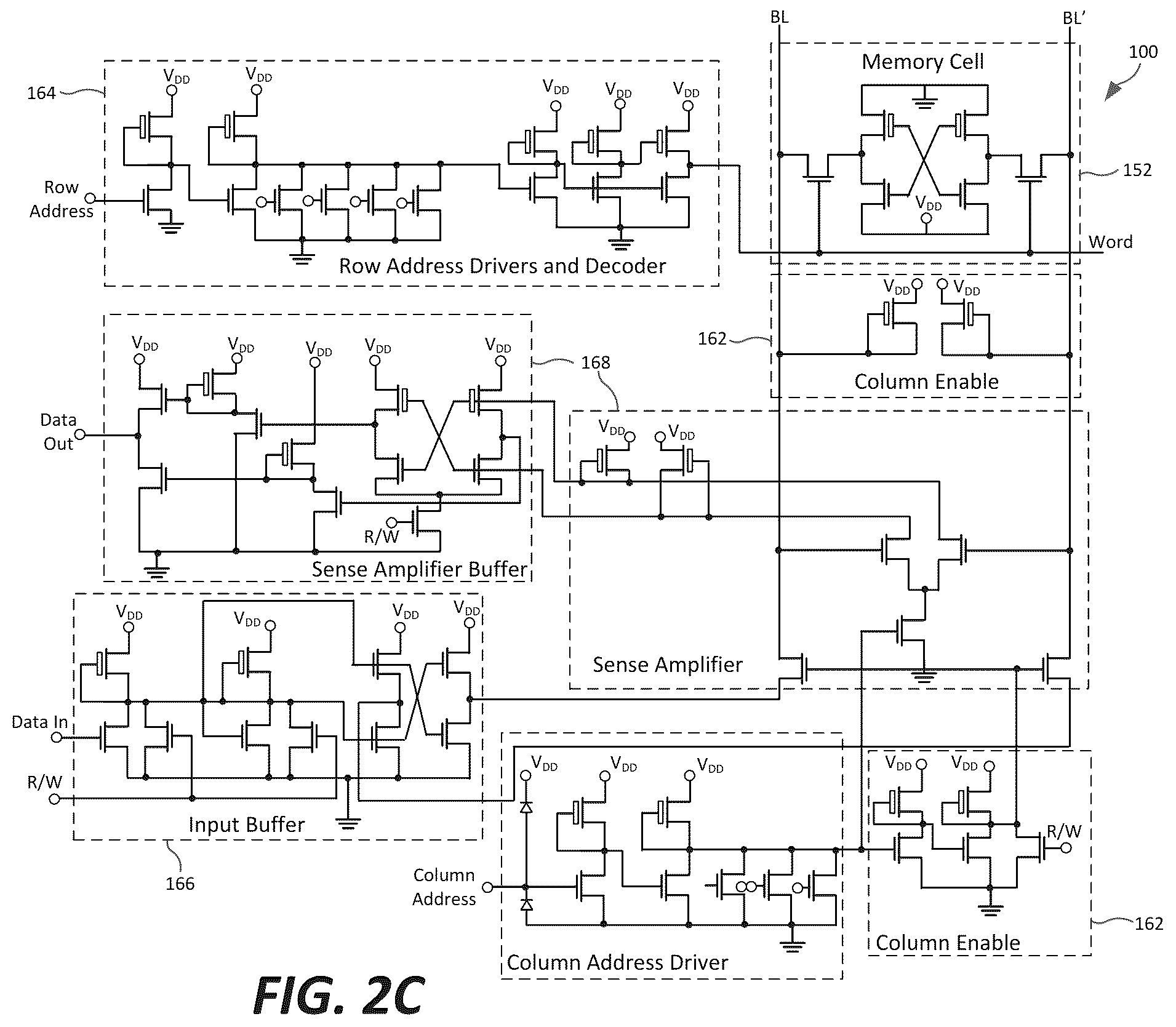Patent US12315830 Figure 3 – Group III nitride-based monolithic microwave integrated circuits including static random access memory blocks with associated addressing and buffering circuits