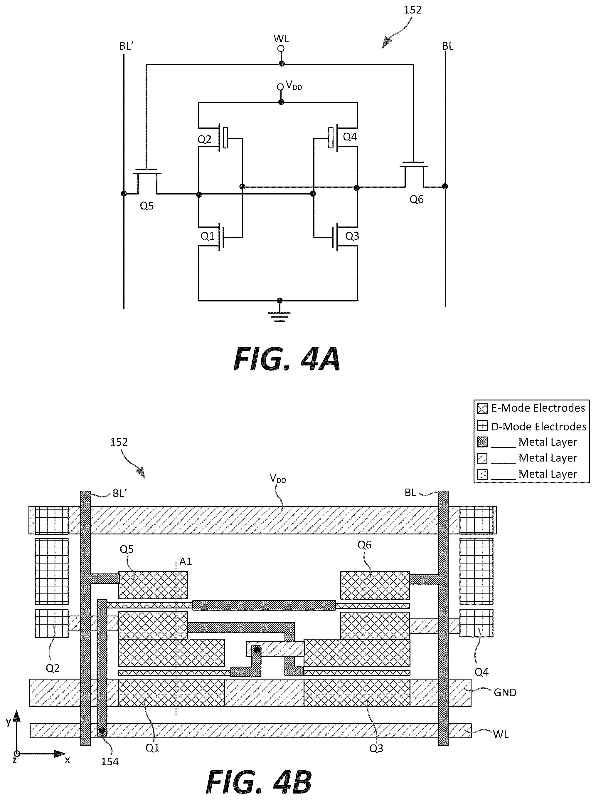 Patent US12315830 Figure 5 – Group III nitride-based monolithic microwave integrated circuits including static random access memory blocks with associated addressing and buffering circuits