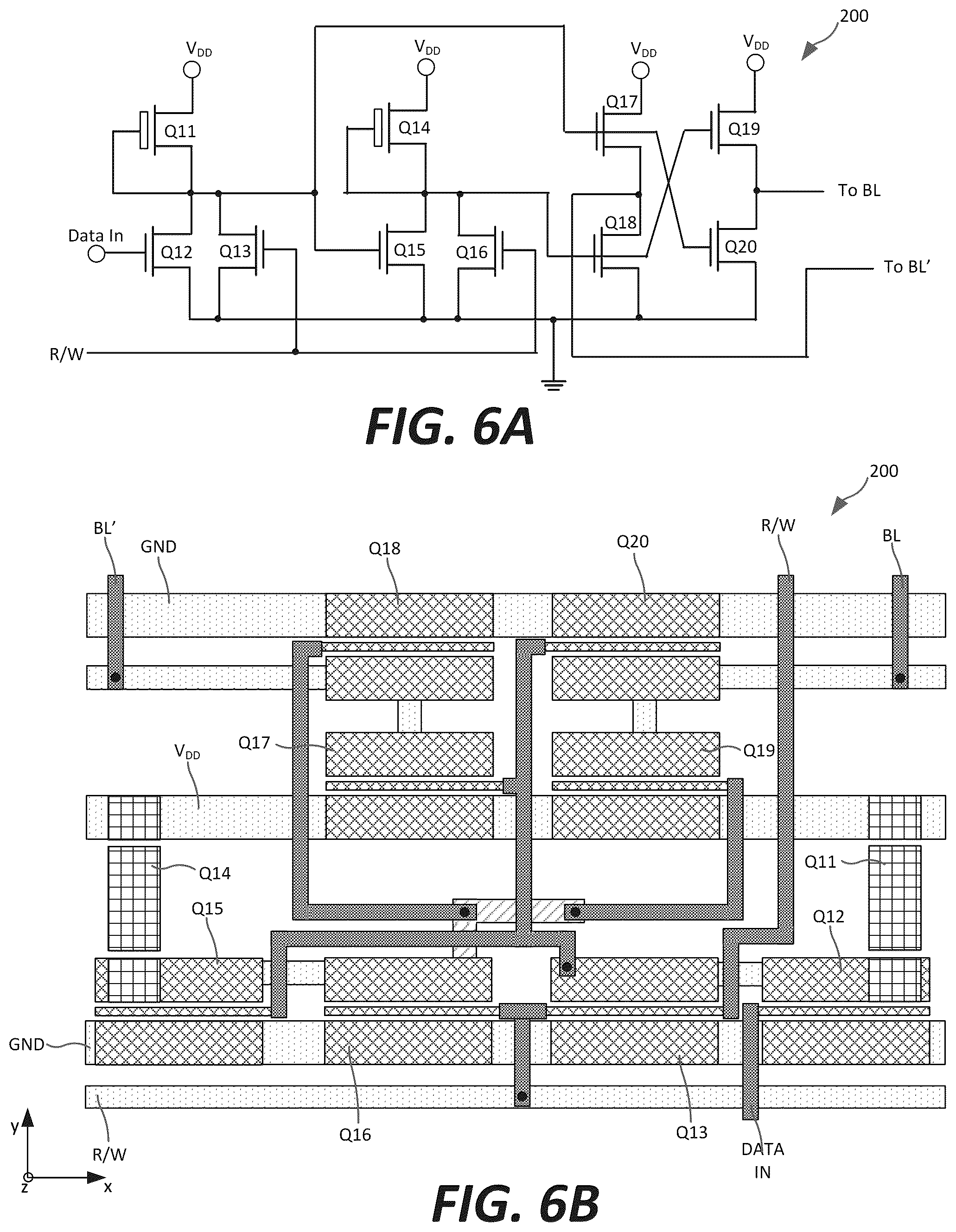 Patent US12315830 Figure 7 – Group III nitride-based monolithic microwave integrated circuits including static random access memory blocks with associated addressing and buffering circuits