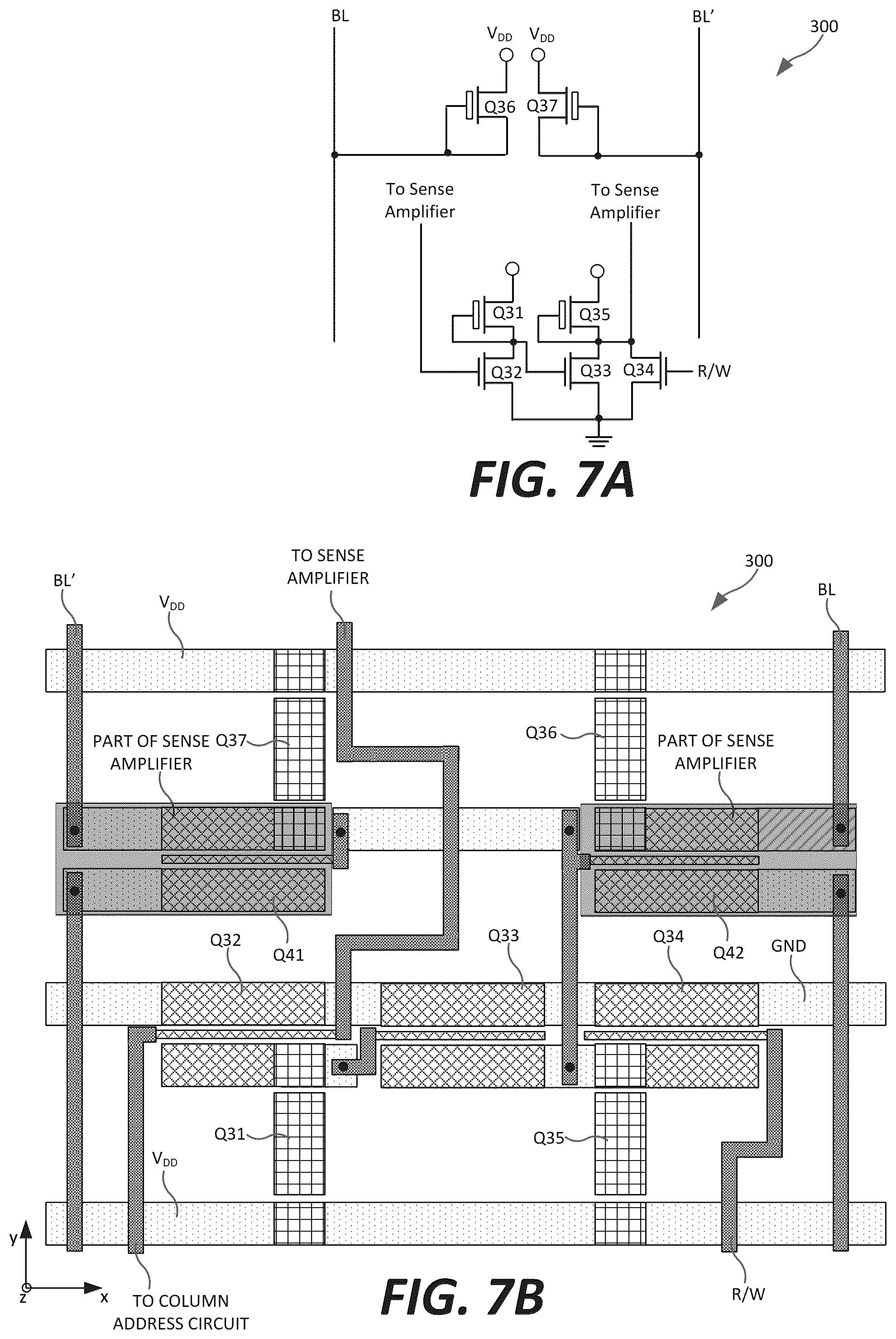 Patent US12315830 Figure 8 – Group III nitride-based monolithic microwave integrated circuits including static random access memory blocks with associated addressing and buffering circuits