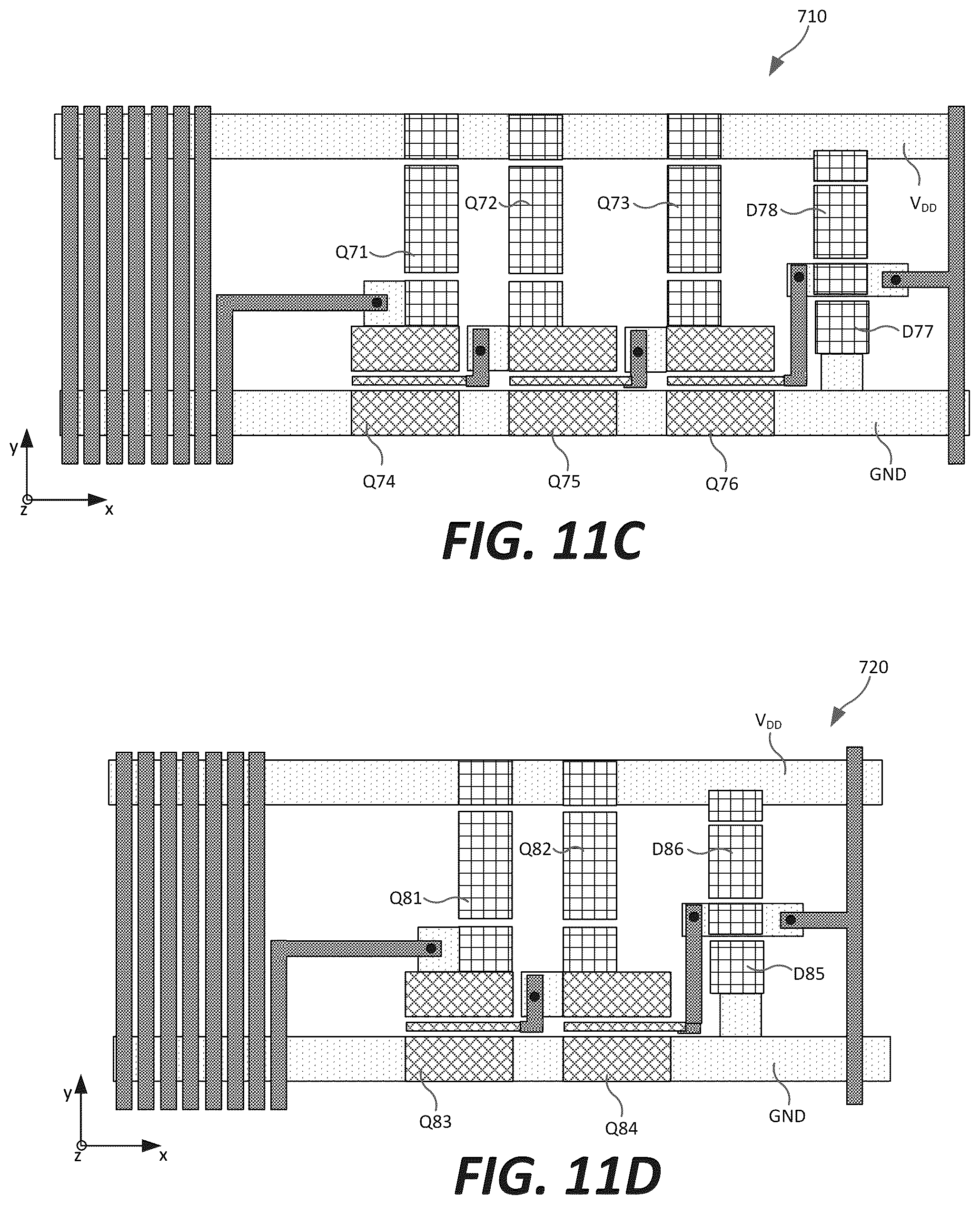 Patent US12315830 Figure 14 – Group III nitride-based monolithic microwave integrated circuits including static random access memory blocks with associated addressing and buffering circuits