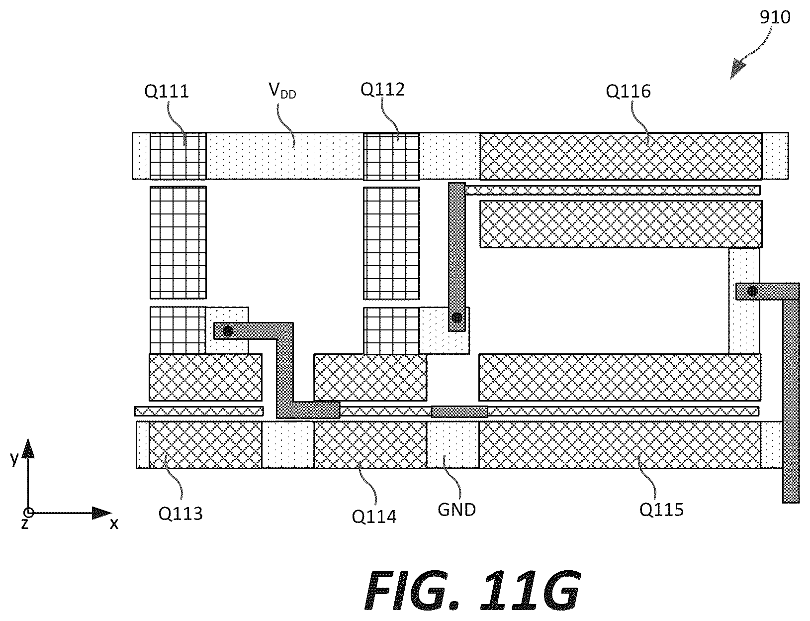 Patent US12315830 Figure 16 – Group III nitride-based monolithic microwave integrated circuits including static random access memory blocks with associated addressing and buffering circuits