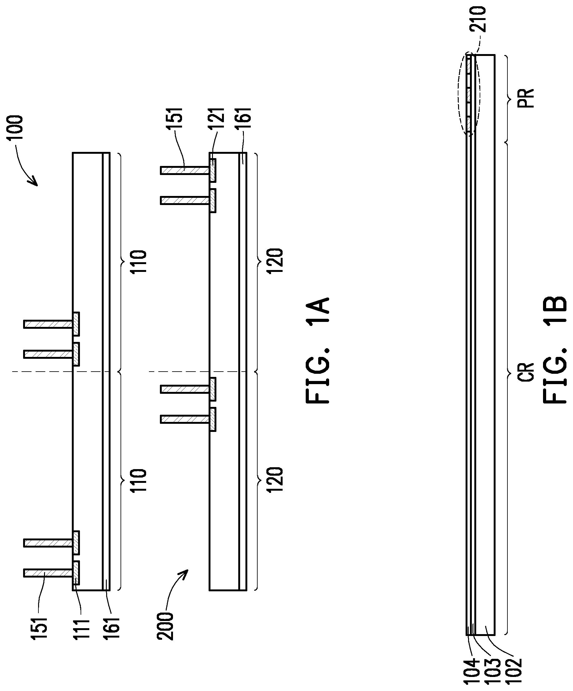 Patent US12315831 Figure 1 – Package structure and manufacturing method thereof