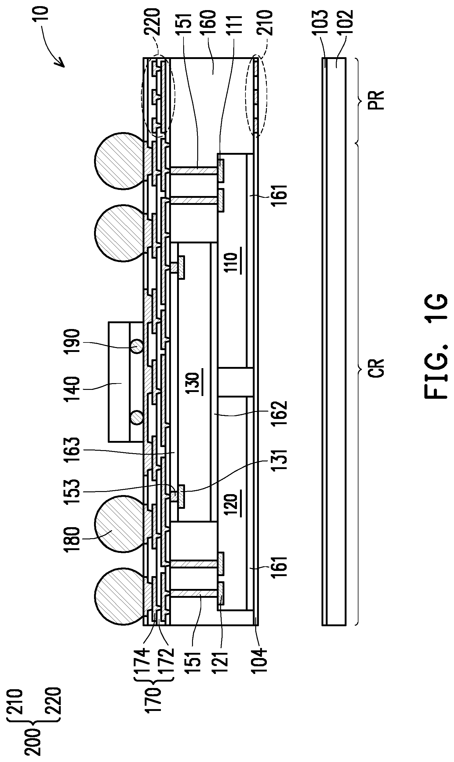Patent US12315831 Figure 4 – Package structure and manufacturing method thereof