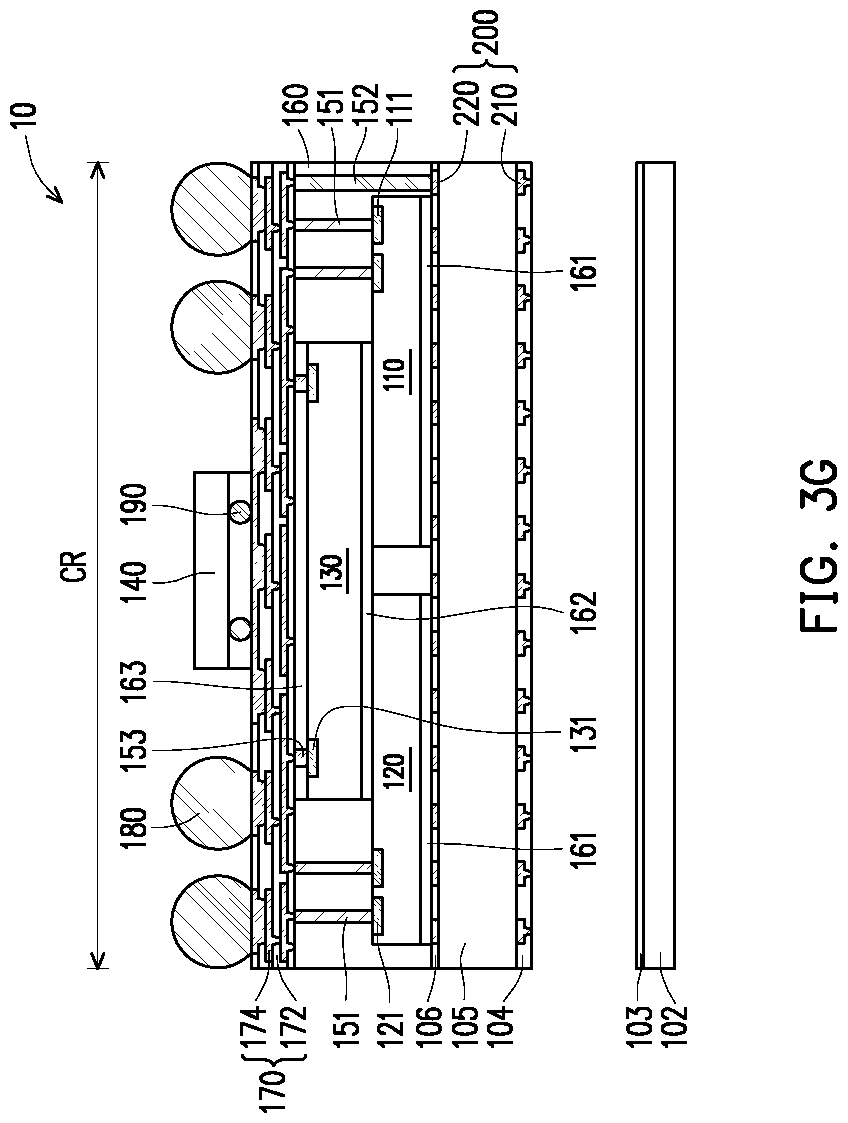 Patent US12315831 Figure 11 – Package structure and manufacturing method thereof