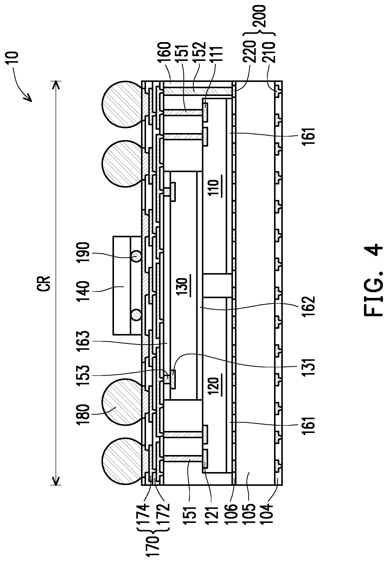 Patent US12315831 Figure 12 – Package structure and manufacturing method thereof