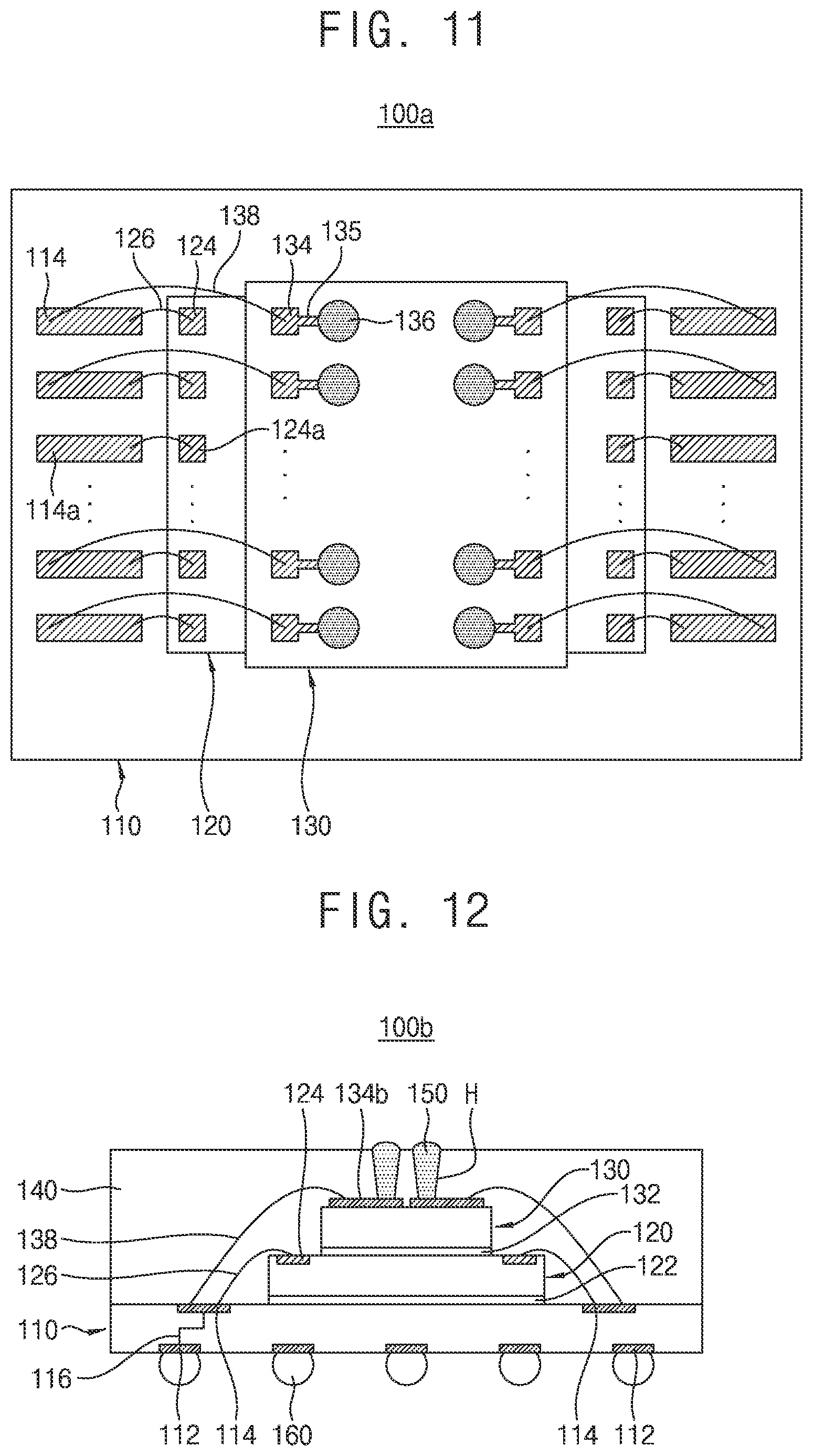 Patent US12315832 Figure 5 – Semiconductor packages having connecting structure