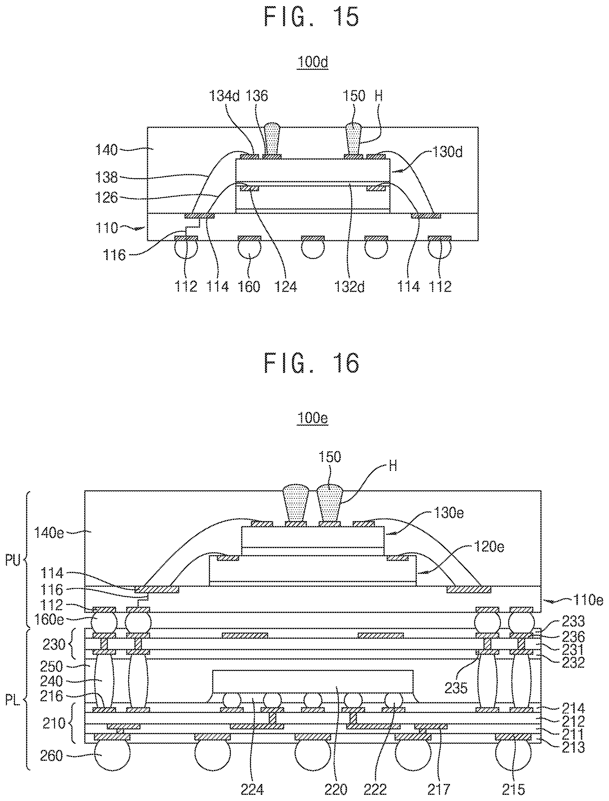Patent US12315832 Figure 7 – Semiconductor packages having connecting structure