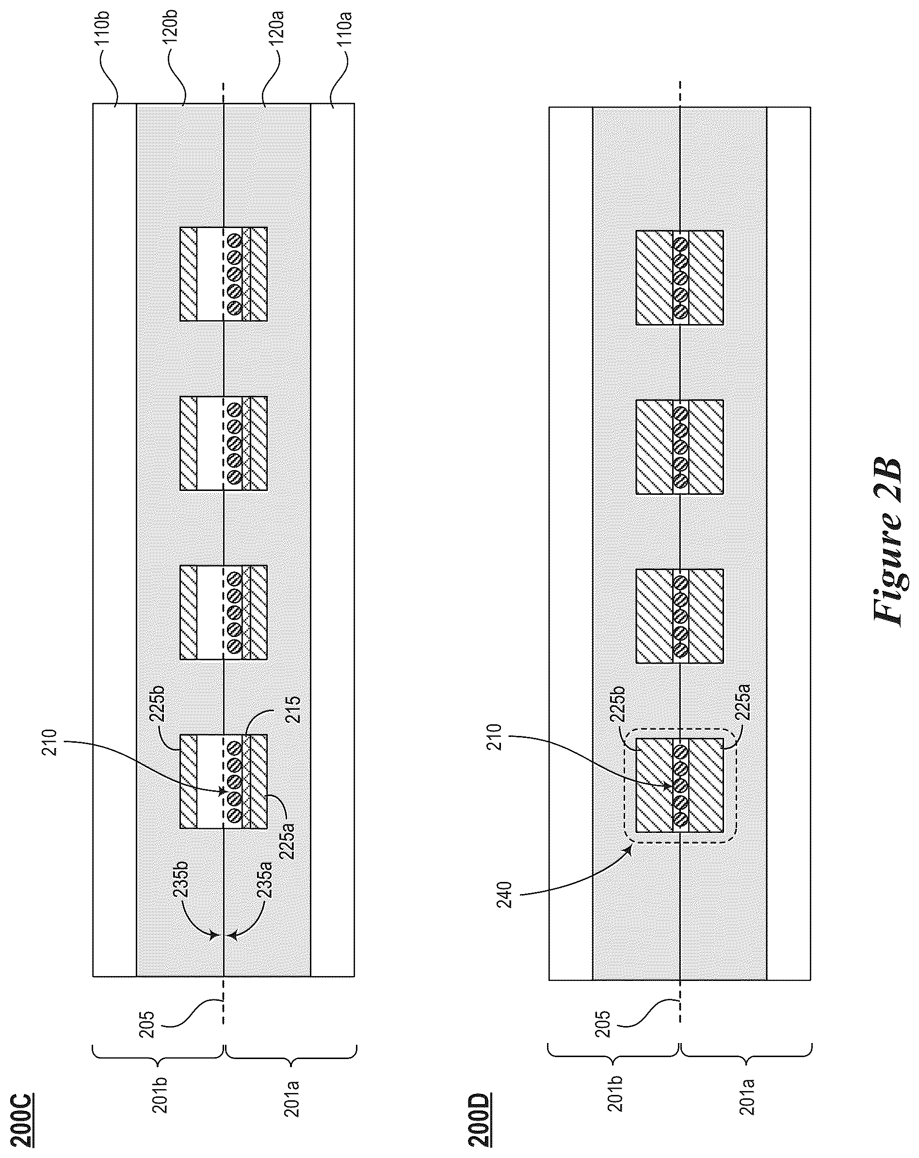 Patent US12315833 Figure 3 – Conductive buffer layers for semiconductor die assemblies and associated systems and methods