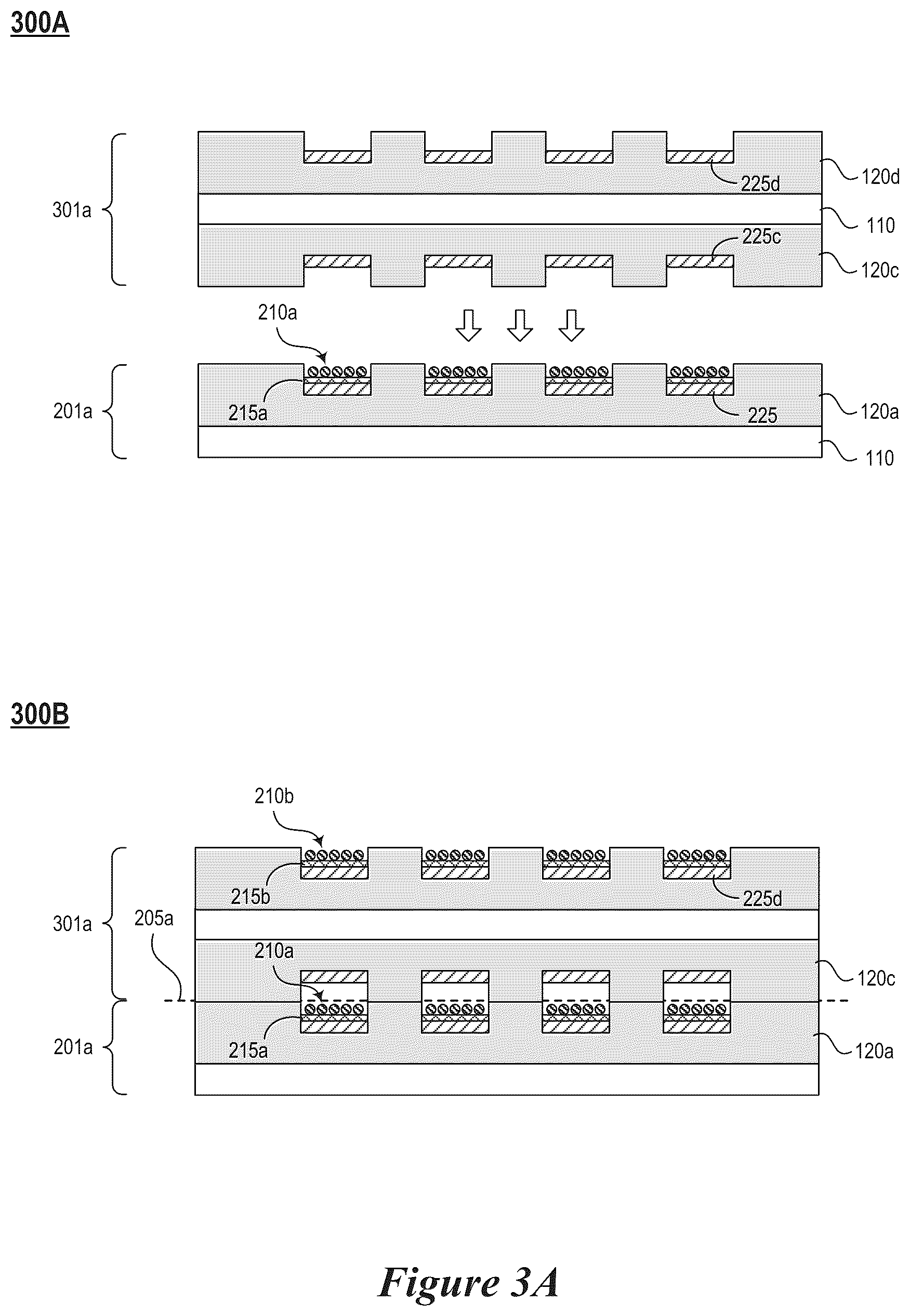 Patent US12315833 Figure 4 – Conductive buffer layers for semiconductor die assemblies and associated systems and methods