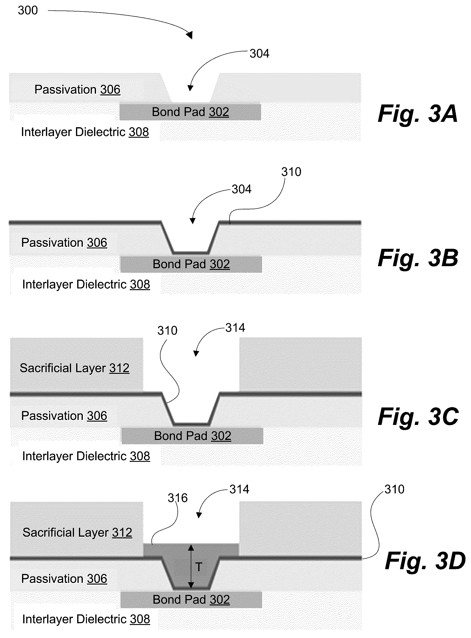 Patent US12315834 Figure 3 – Electroplated indium bump stacks for cryogenic electronics