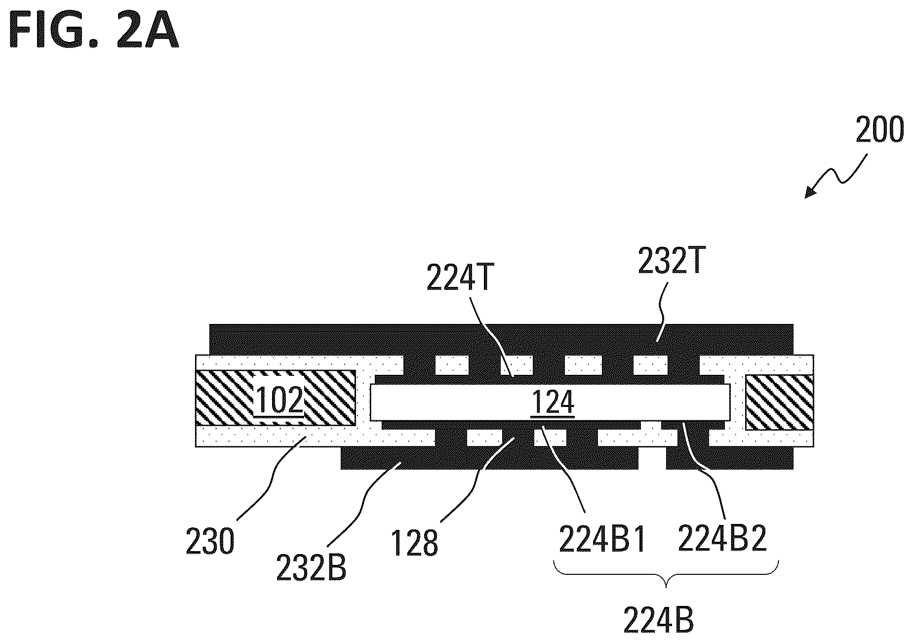 Patent US12315835 Figure 2 – Pre-packaged chip, method of manufacturing a pre-packaged chip, semiconductor package and method of manufacturing a semiconductor package