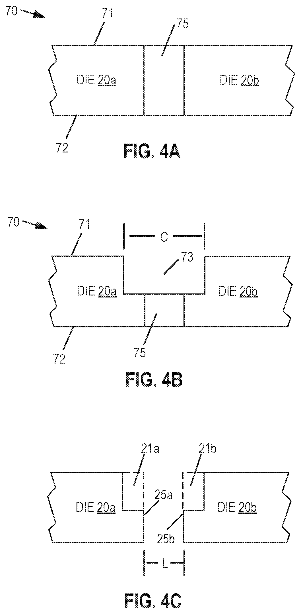 Patent US12315836 Figure 4 – Limiting failures caused by dendrite growth on semiconductor chips