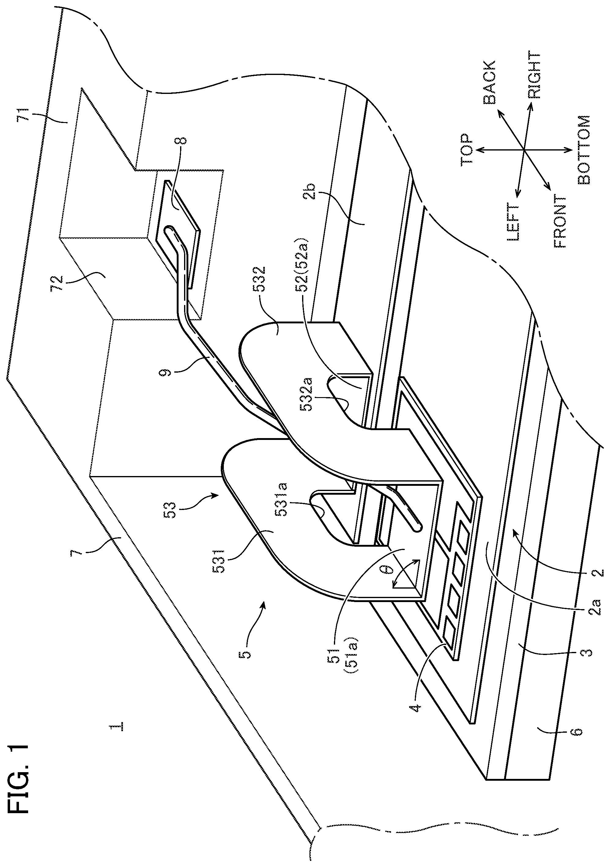 Patent US12315838 Figure 1 – Wiring structure and semiconductor module