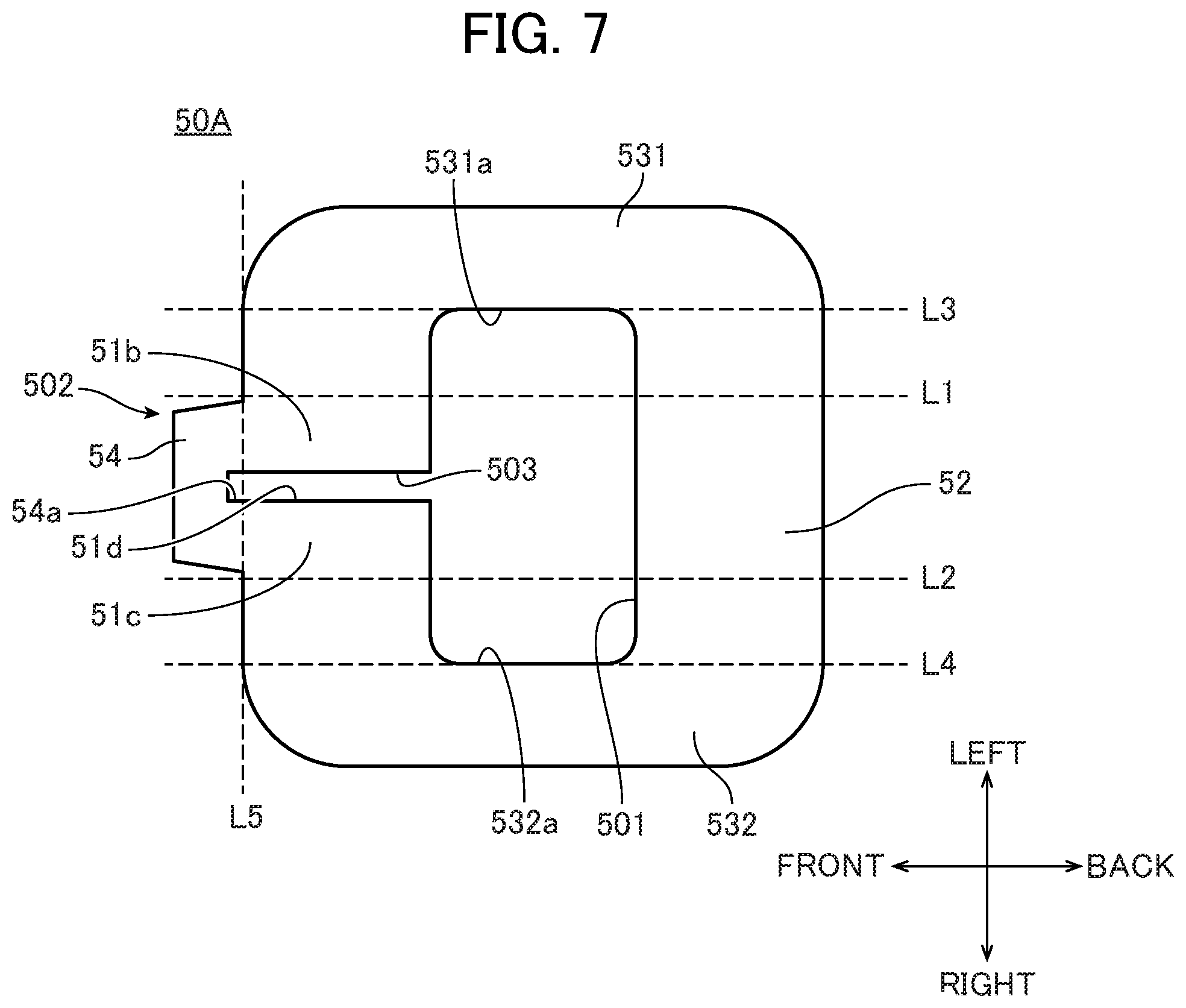 Patent US12315838 Figure 7 – Wiring structure and semiconductor module