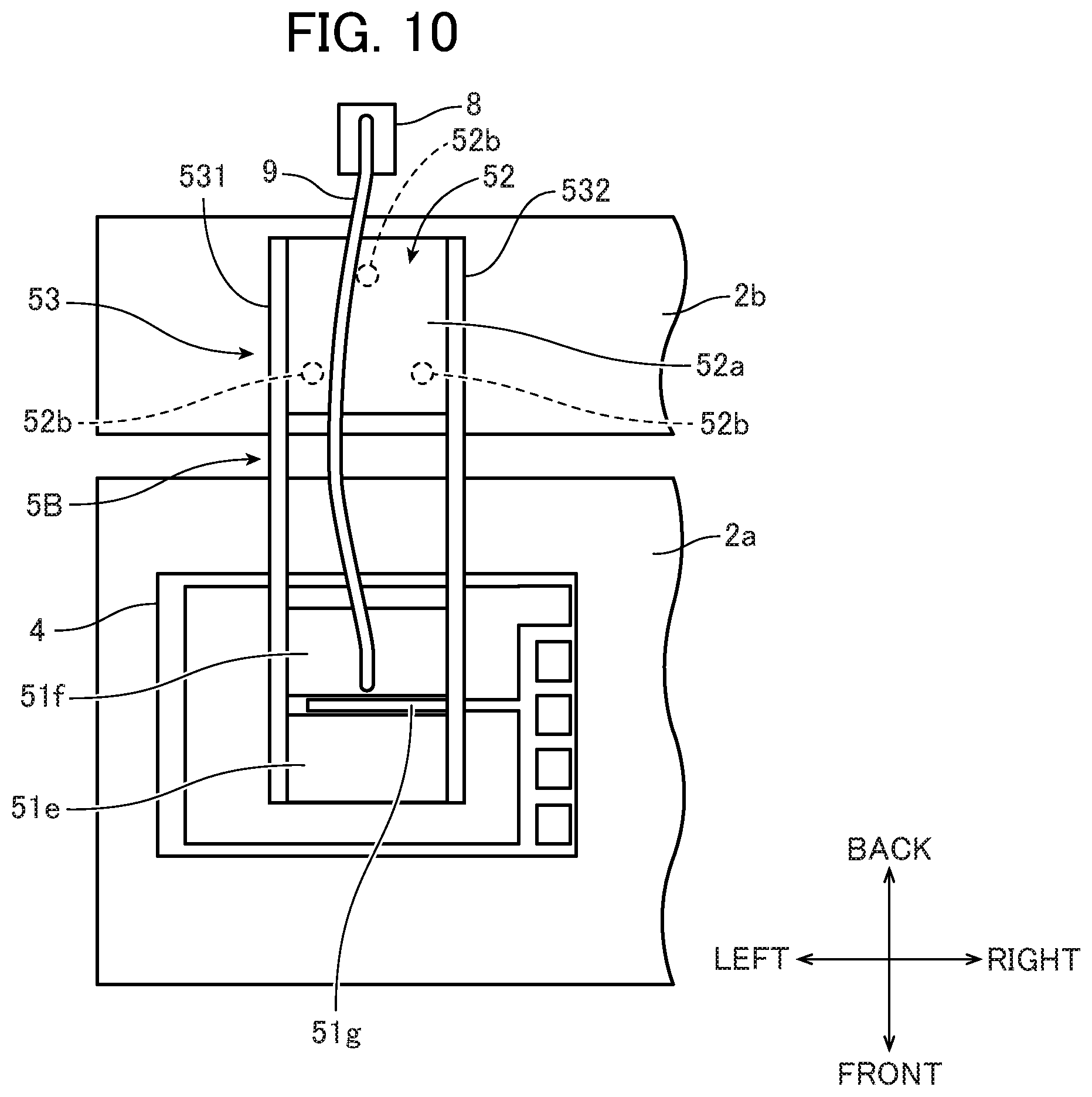 Patent US12315838 Figure 10 – Wiring structure and semiconductor module