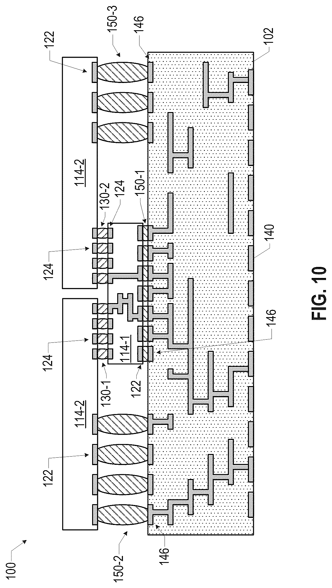 Patent US12315840 Figure 10 – Microelectronic assemblies