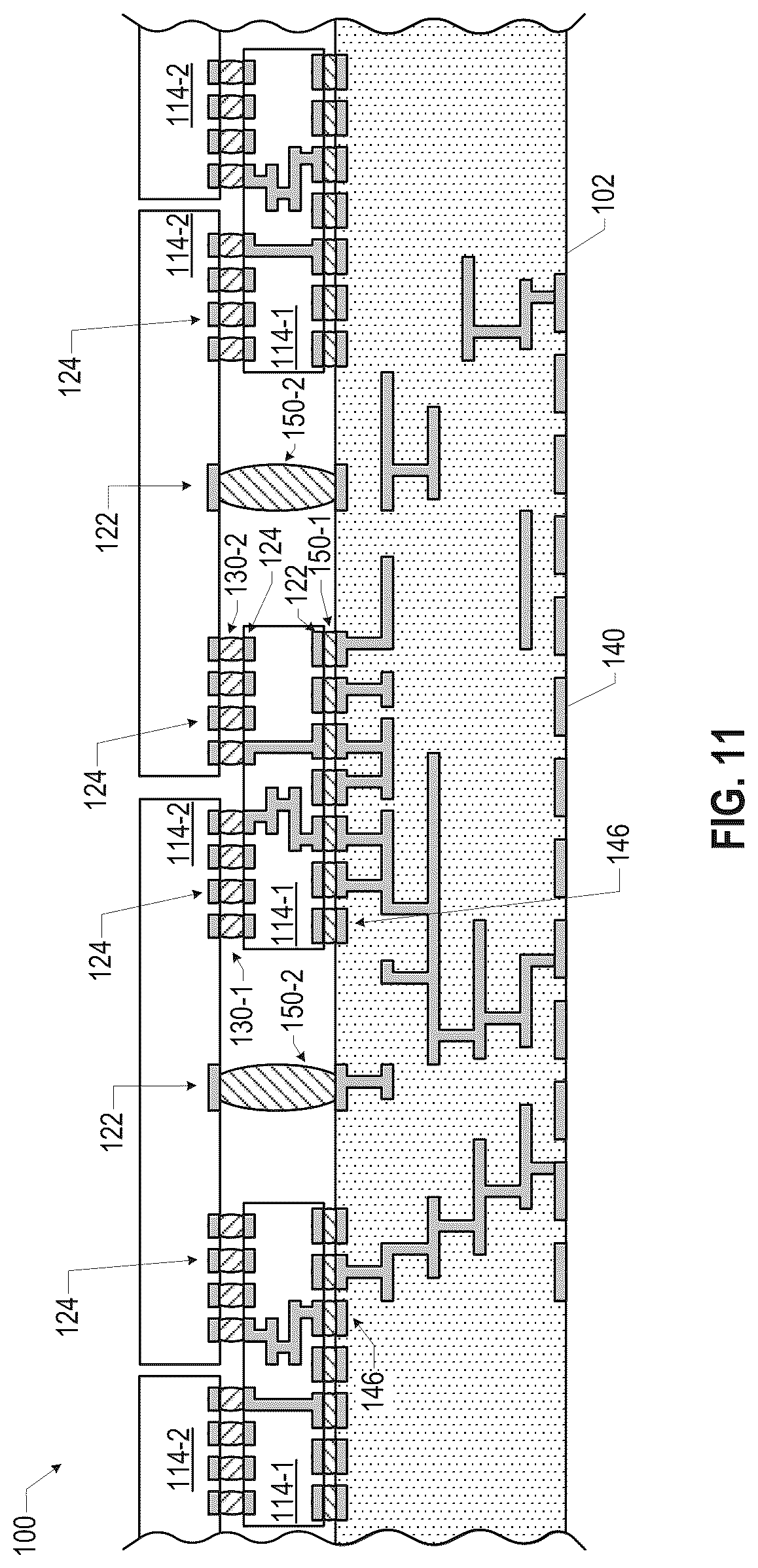 Patent US12315840 Figure 11 – Microelectronic assemblies