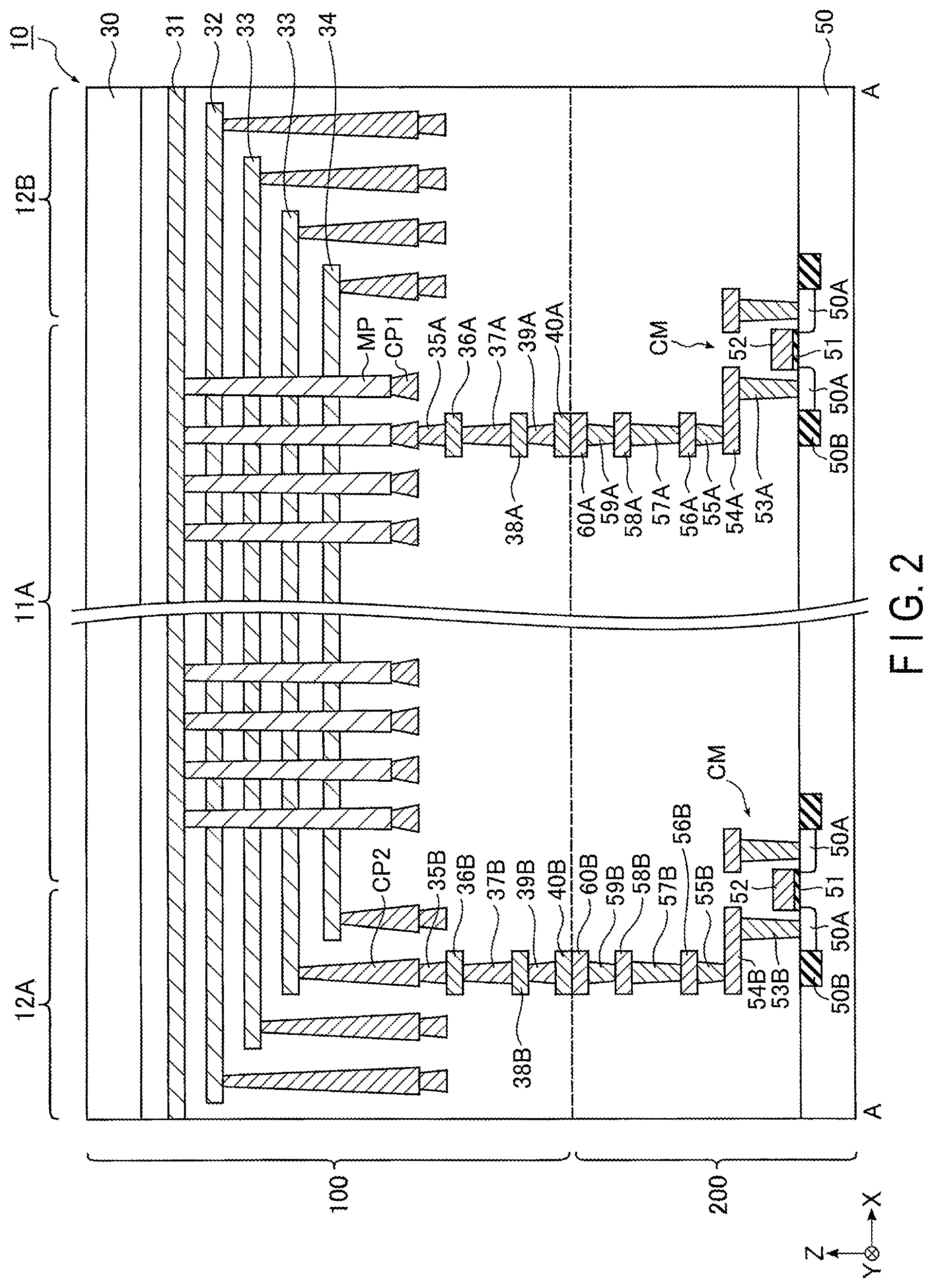 Patent US12315844 Figure 2 – Semiconductor memory device