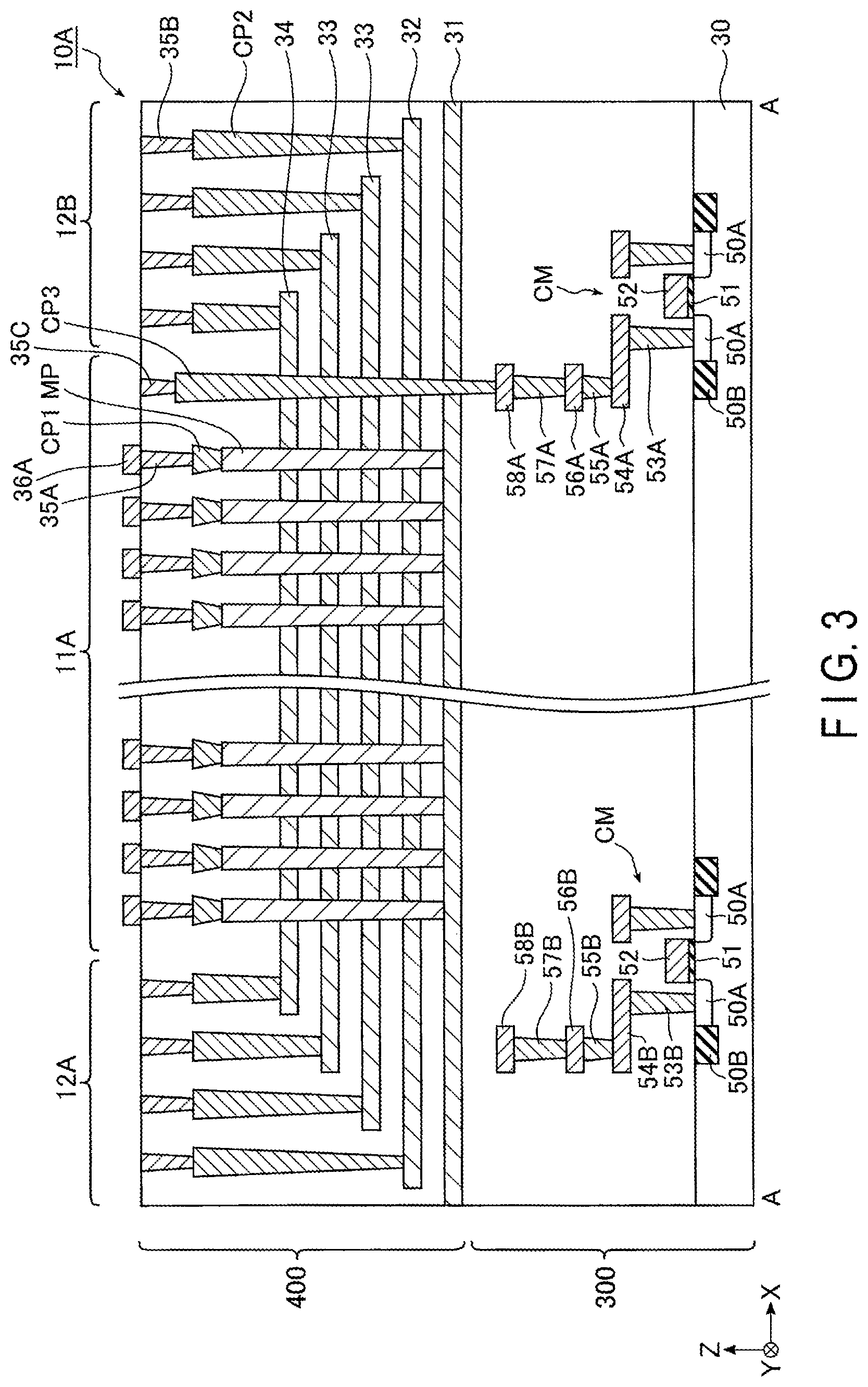 Patent US12315844 Figure 3 – Semiconductor memory device