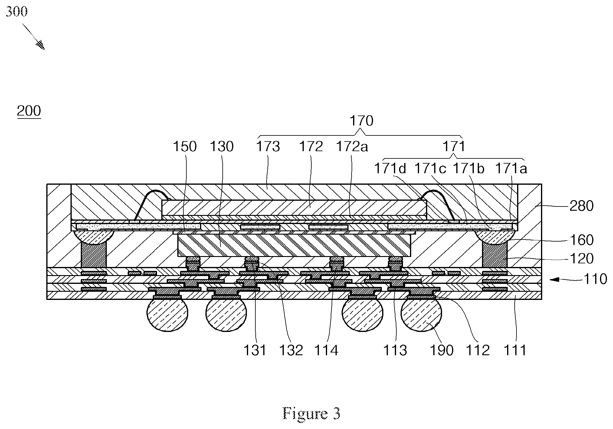 Patent US12315845 Figure 5 – Electronic device having a substrate-to-substrate interconnection structure and manufacturing method thereof