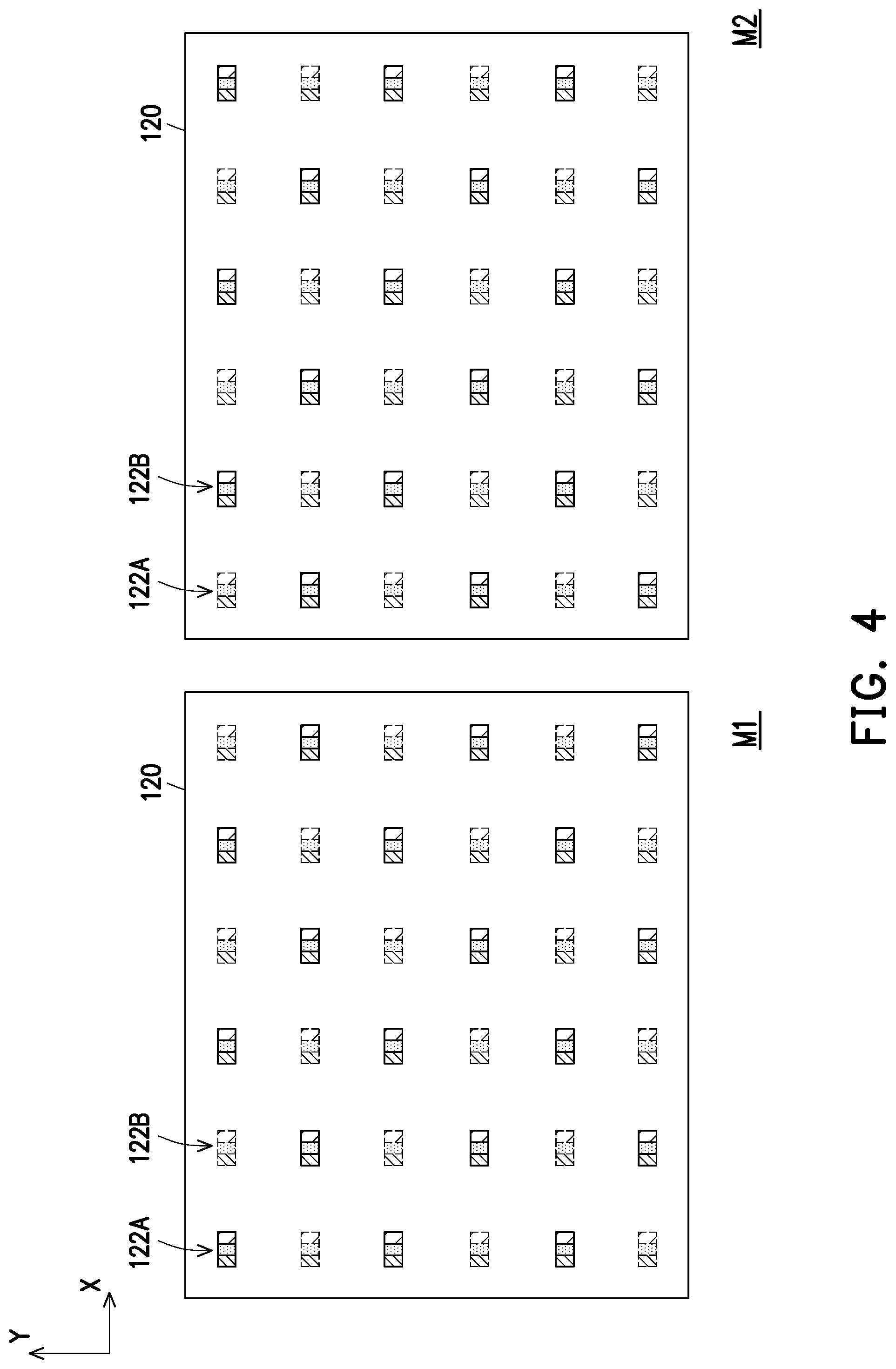 Patent US12315846 Figure 3 – Electronic device having two groups of light-emitting units