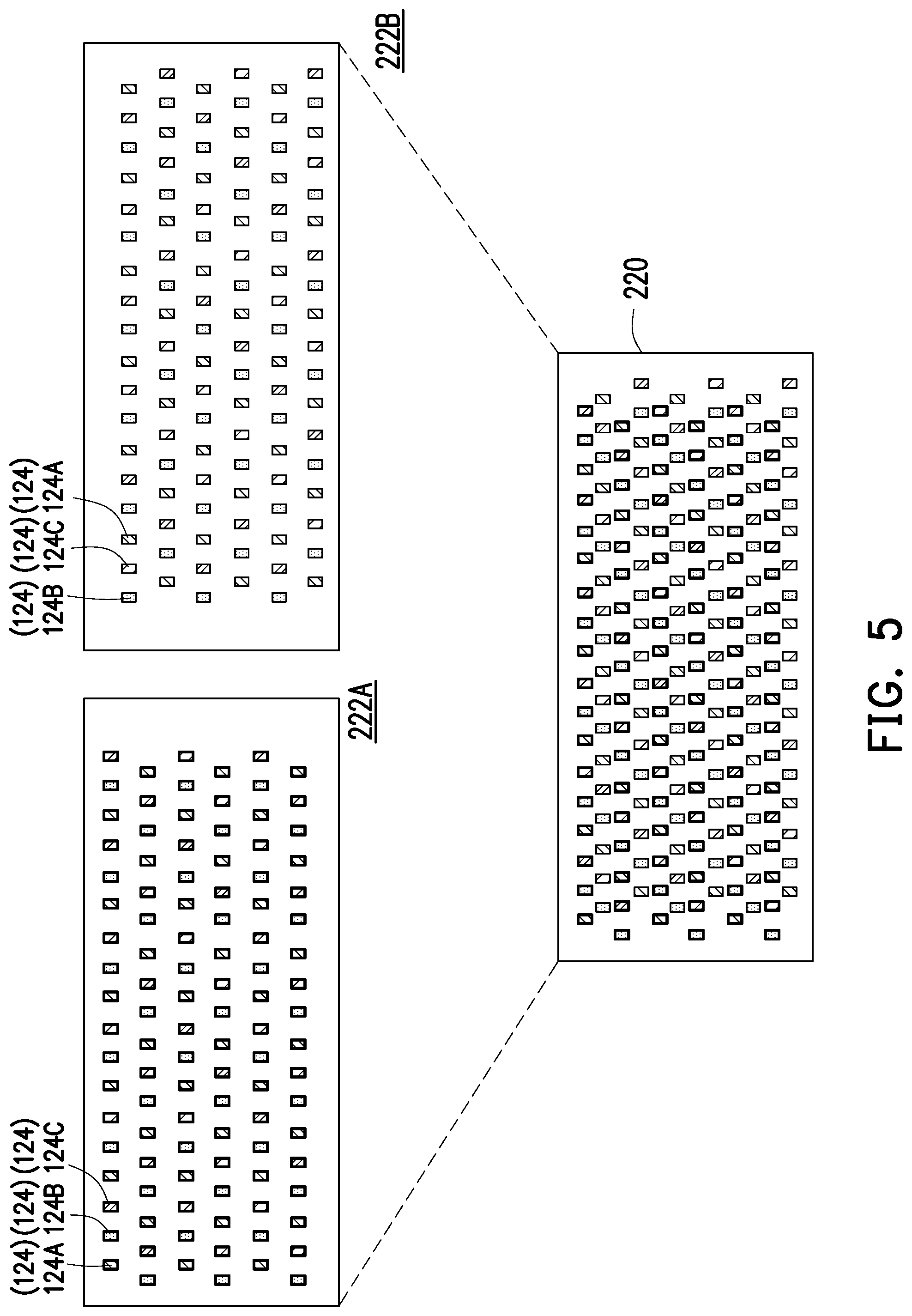 Patent US12315846 Figure 4 – Electronic device having two groups of light-emitting units