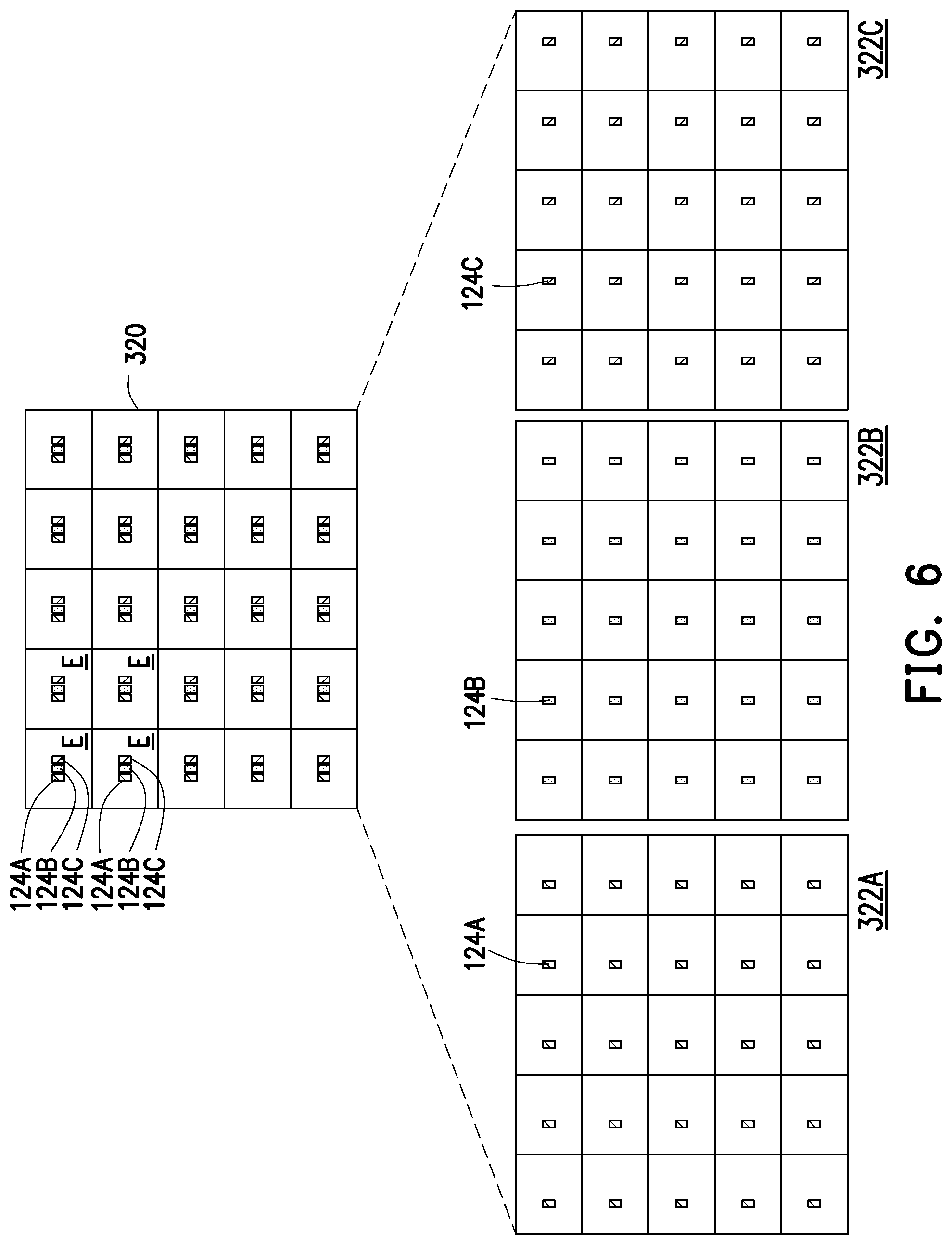 Patent US12315846 Figure 5 – Electronic device having two groups of light-emitting units