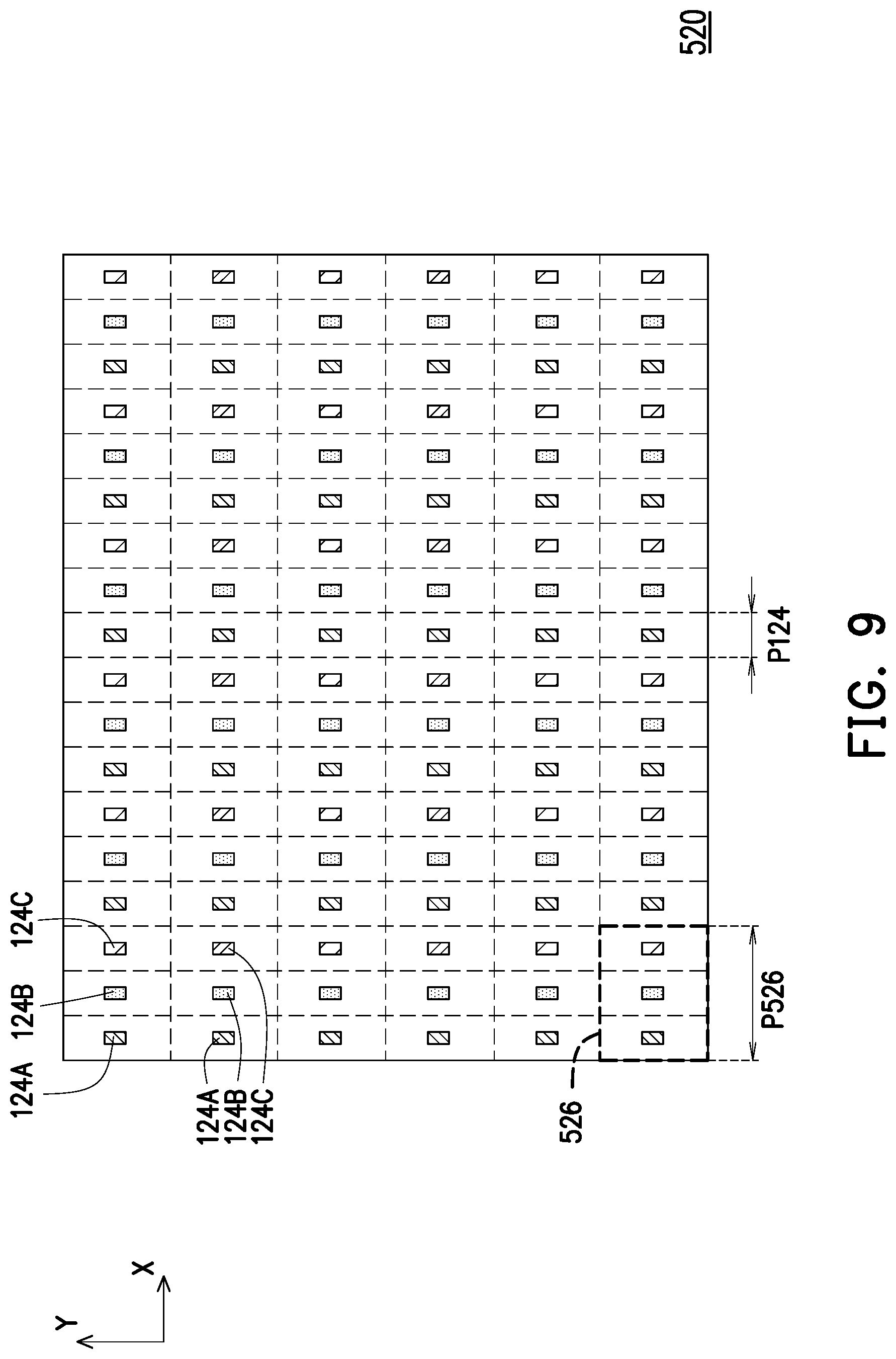 Patent US12315846 Figure 8 – Electronic device having two groups of light-emitting units