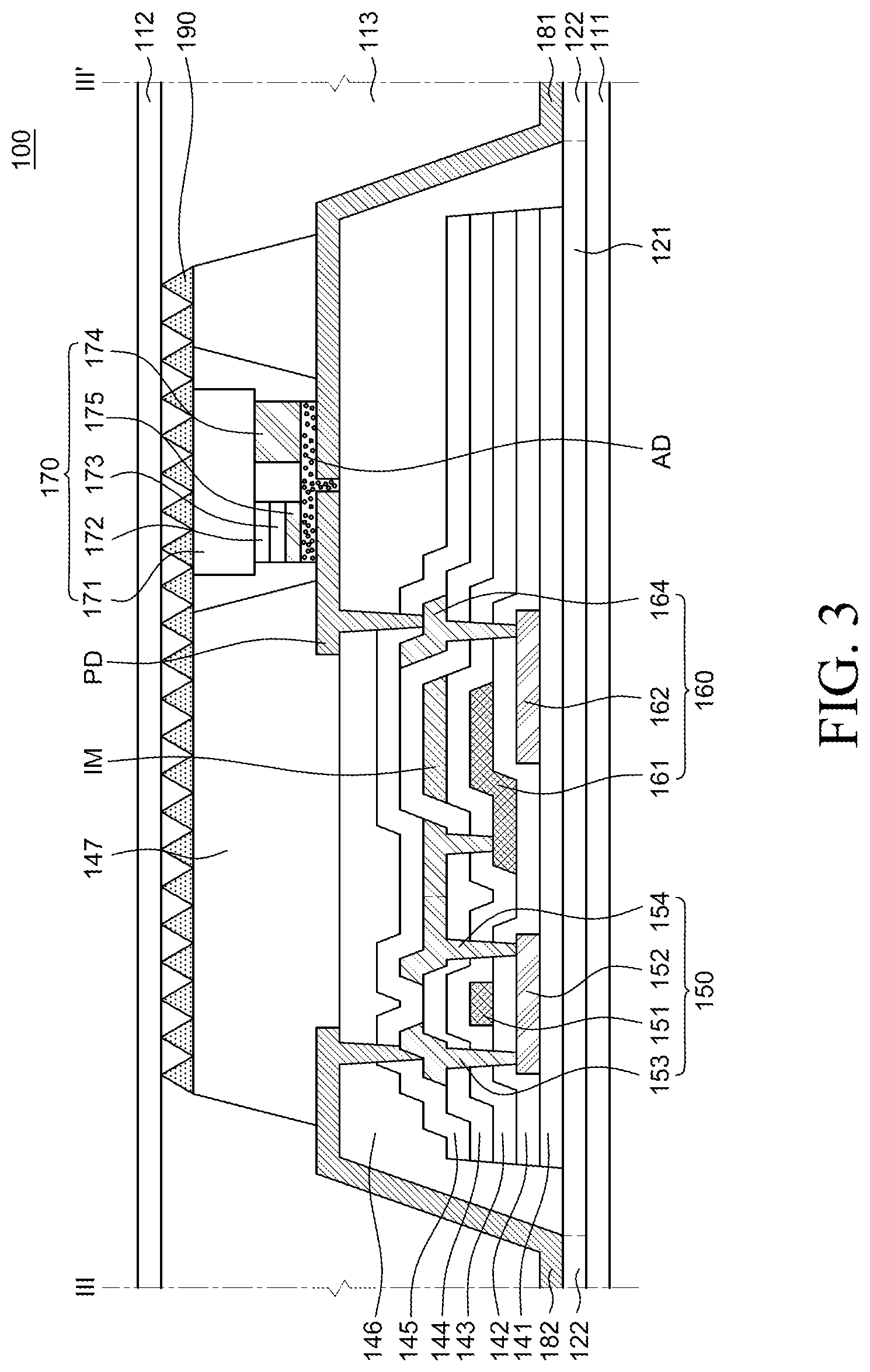 Patent US12315847 Figure 3 – Display device