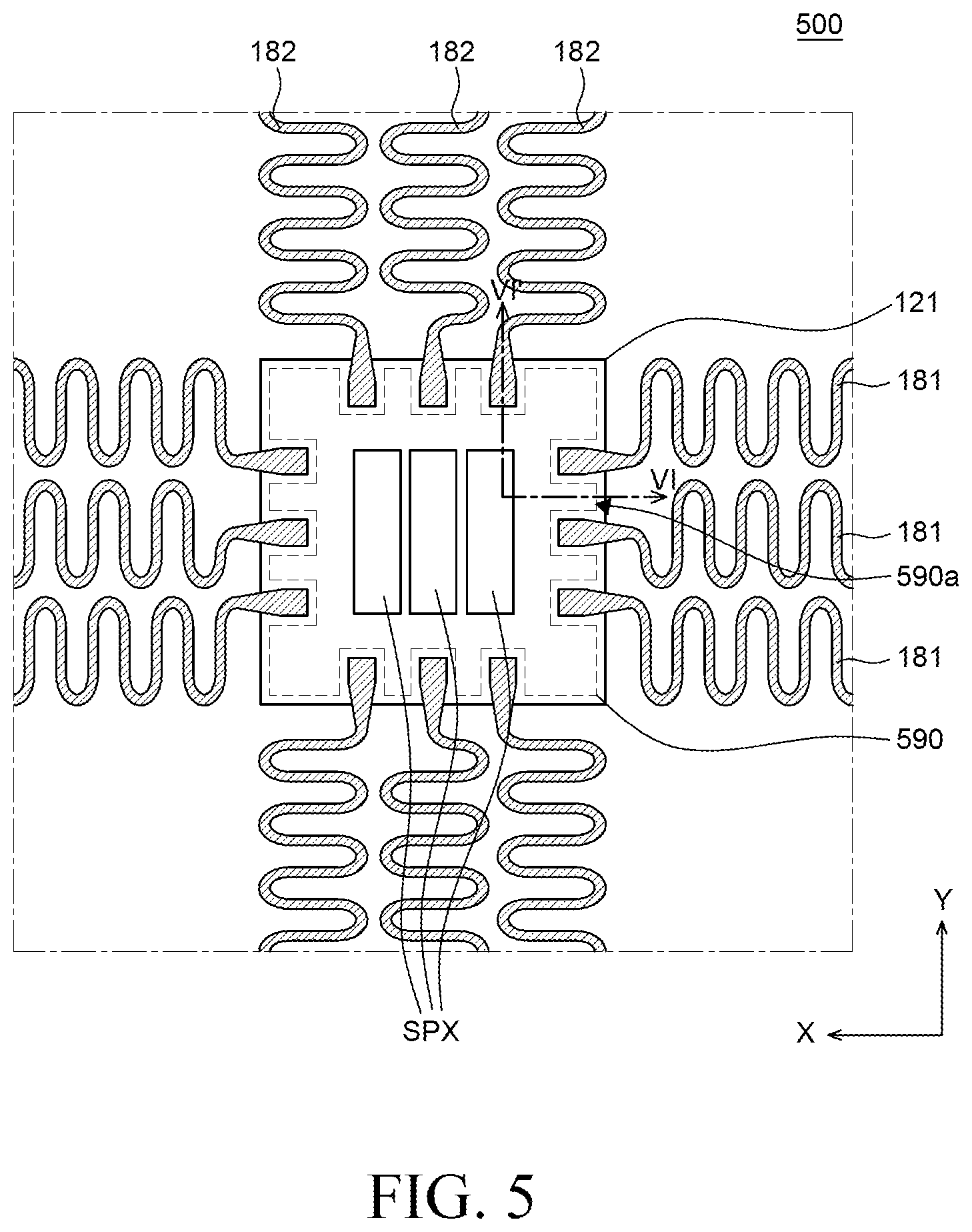 Patent US12315847 Figure 5 – Display device