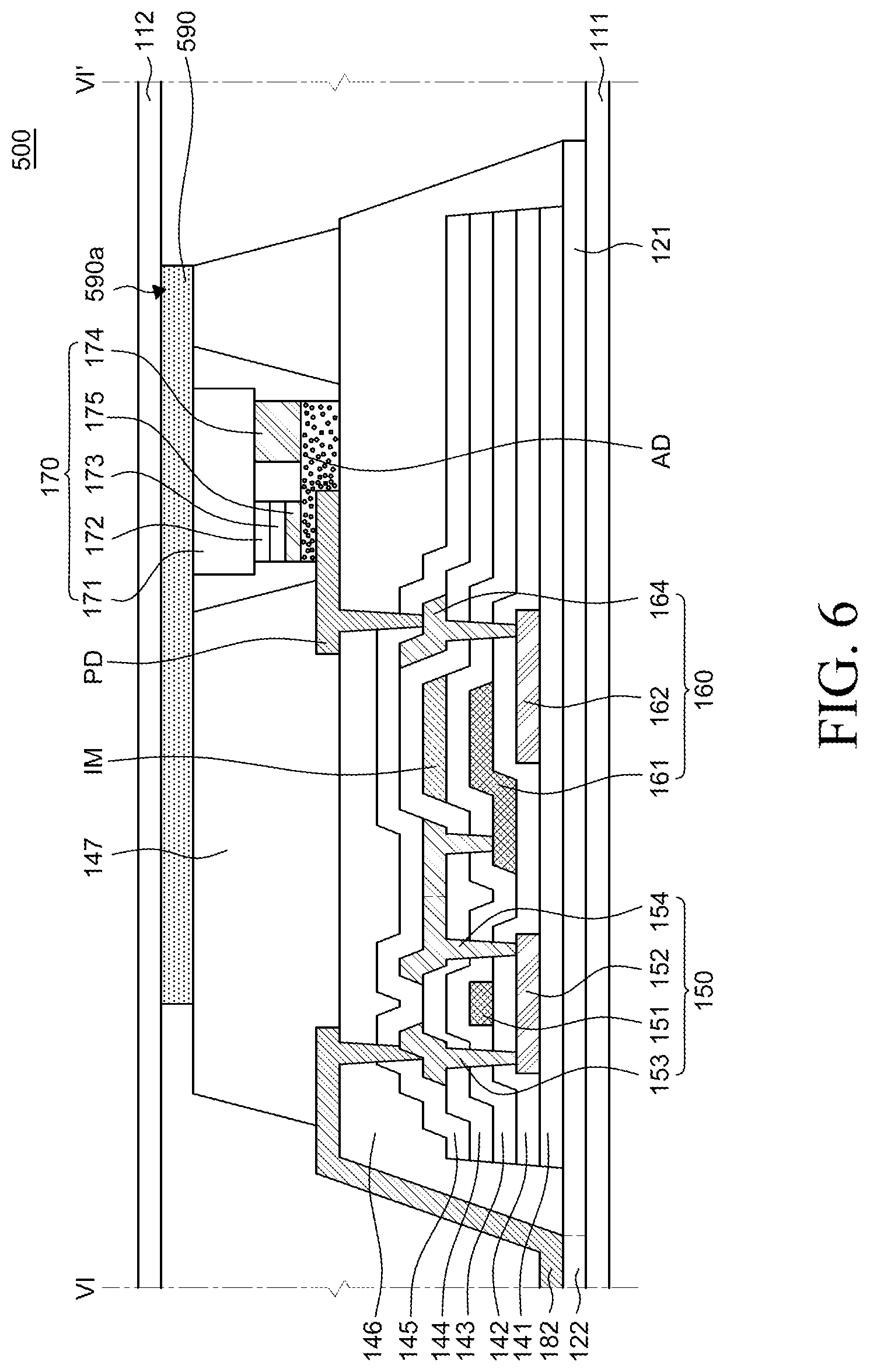Patent US12315847 Figure 6 – Display device