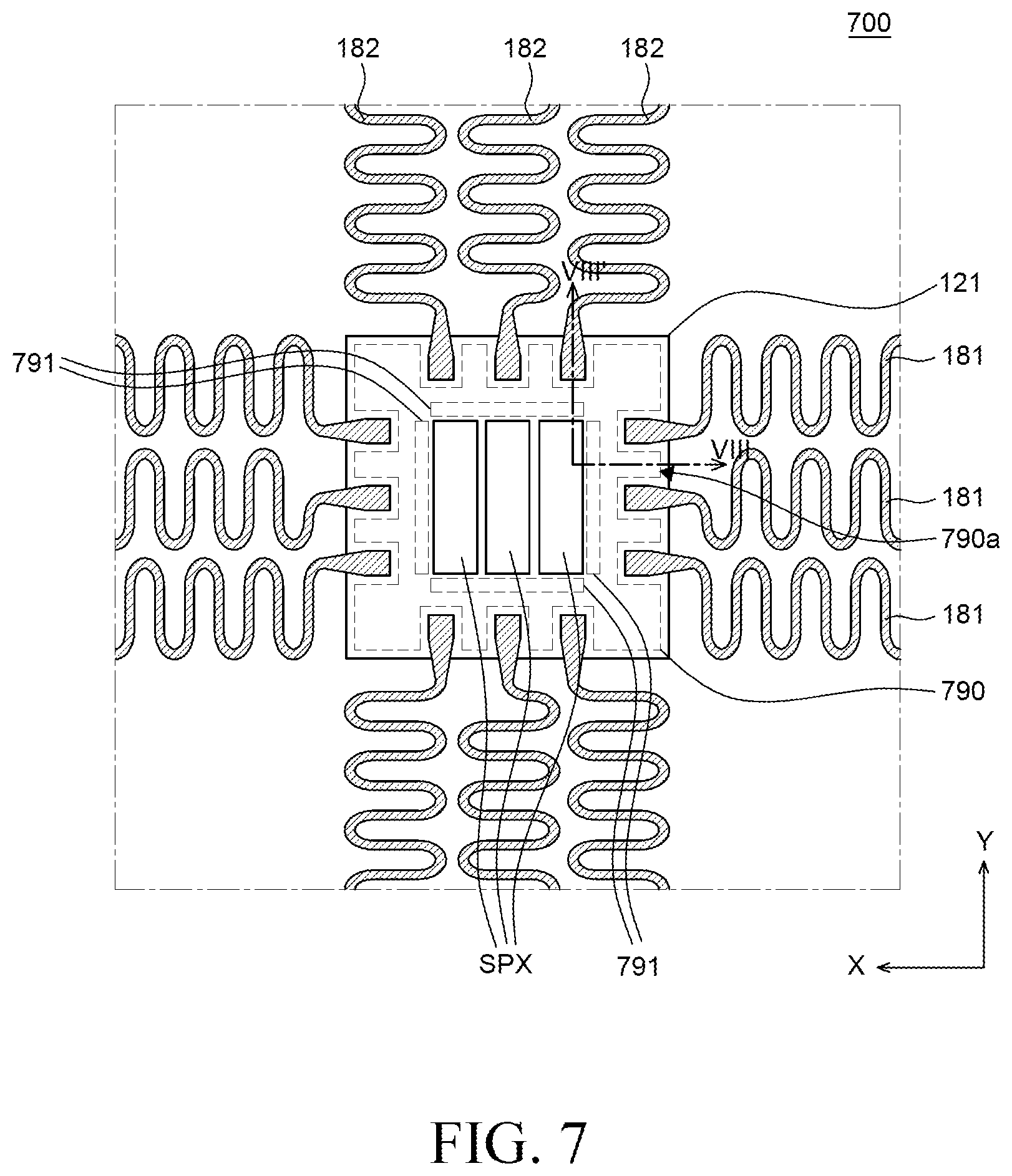 Patent US12315847 Figure 7 – Display device