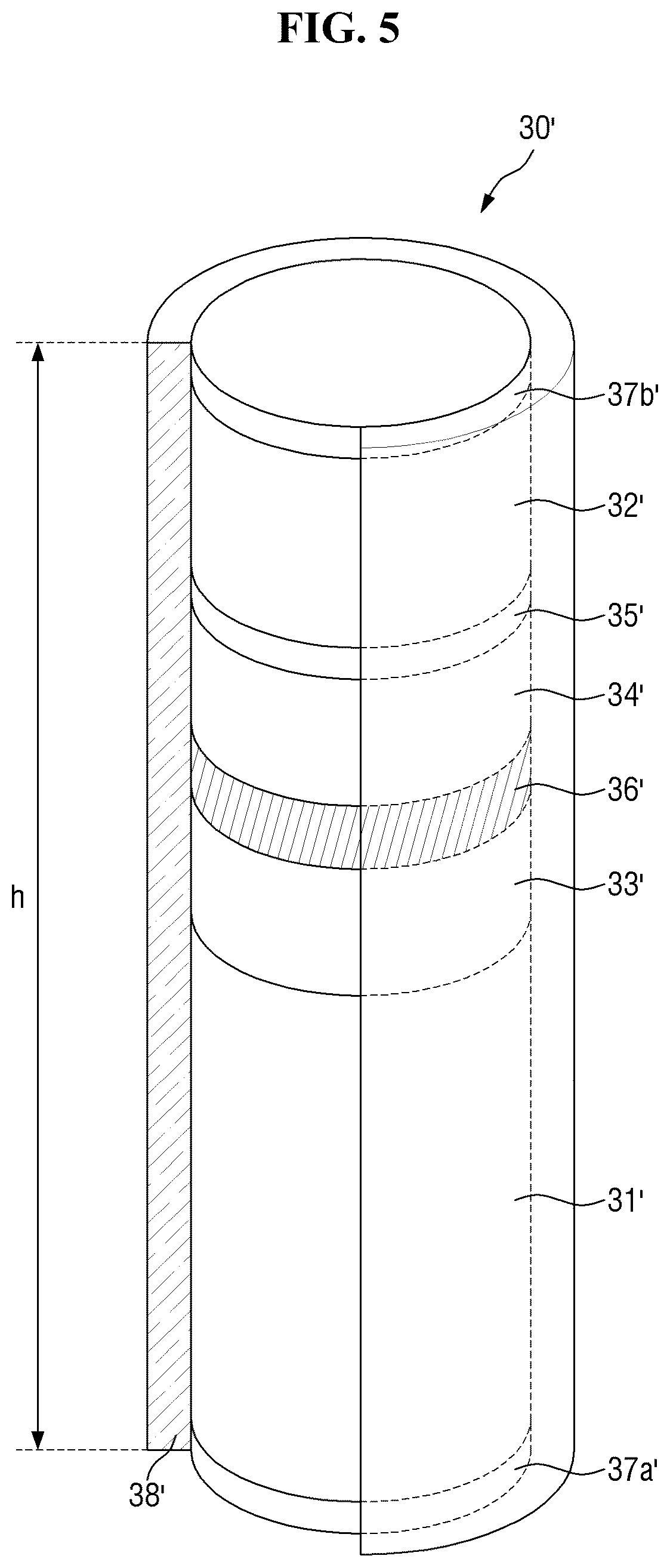 Patent US12315850 Figure 5 – Light-emitting element ink, display device, and method of fabricating the display device