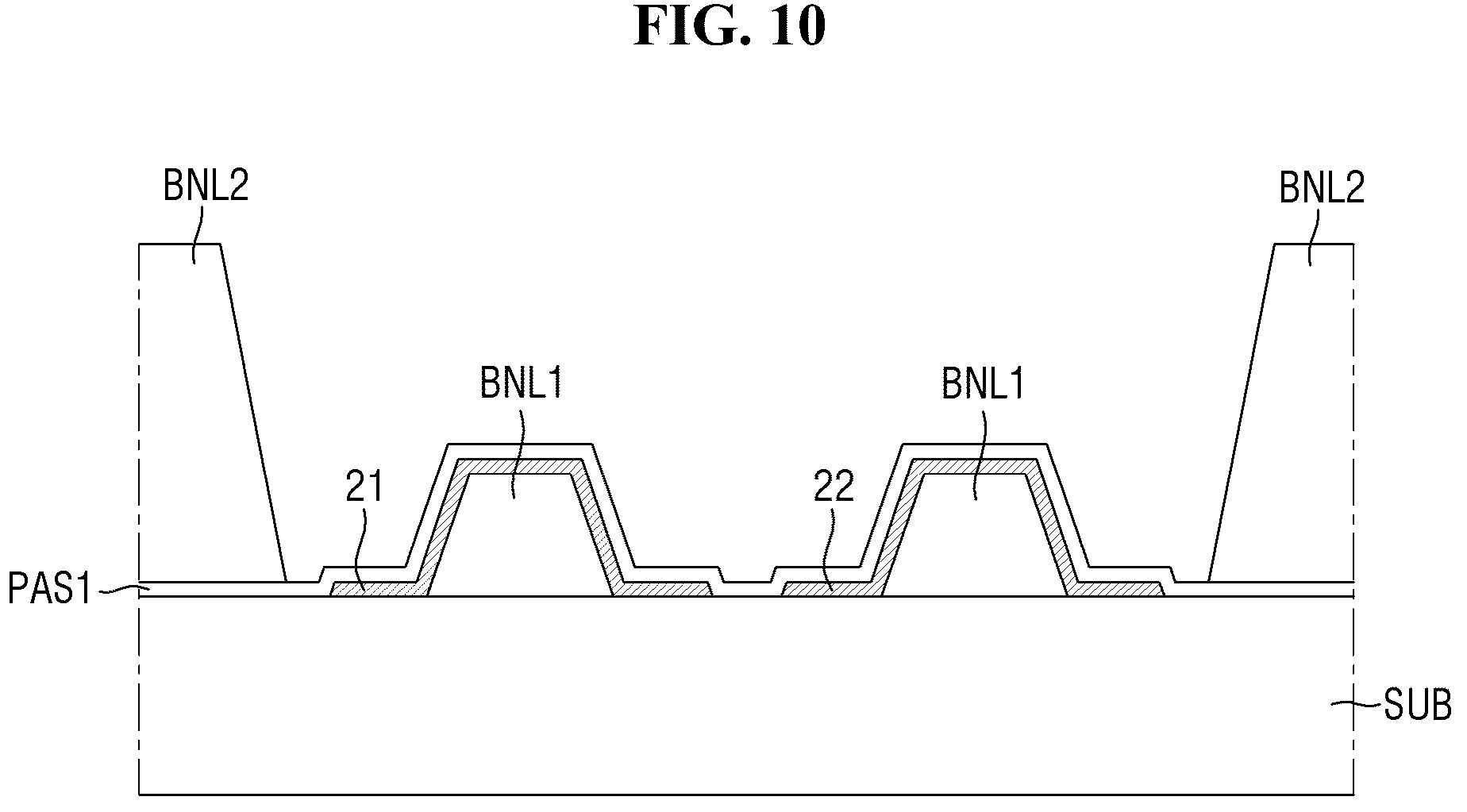 Patent US12315850 Figure 10 – Light-emitting element ink, display device, and method of fabricating the display device