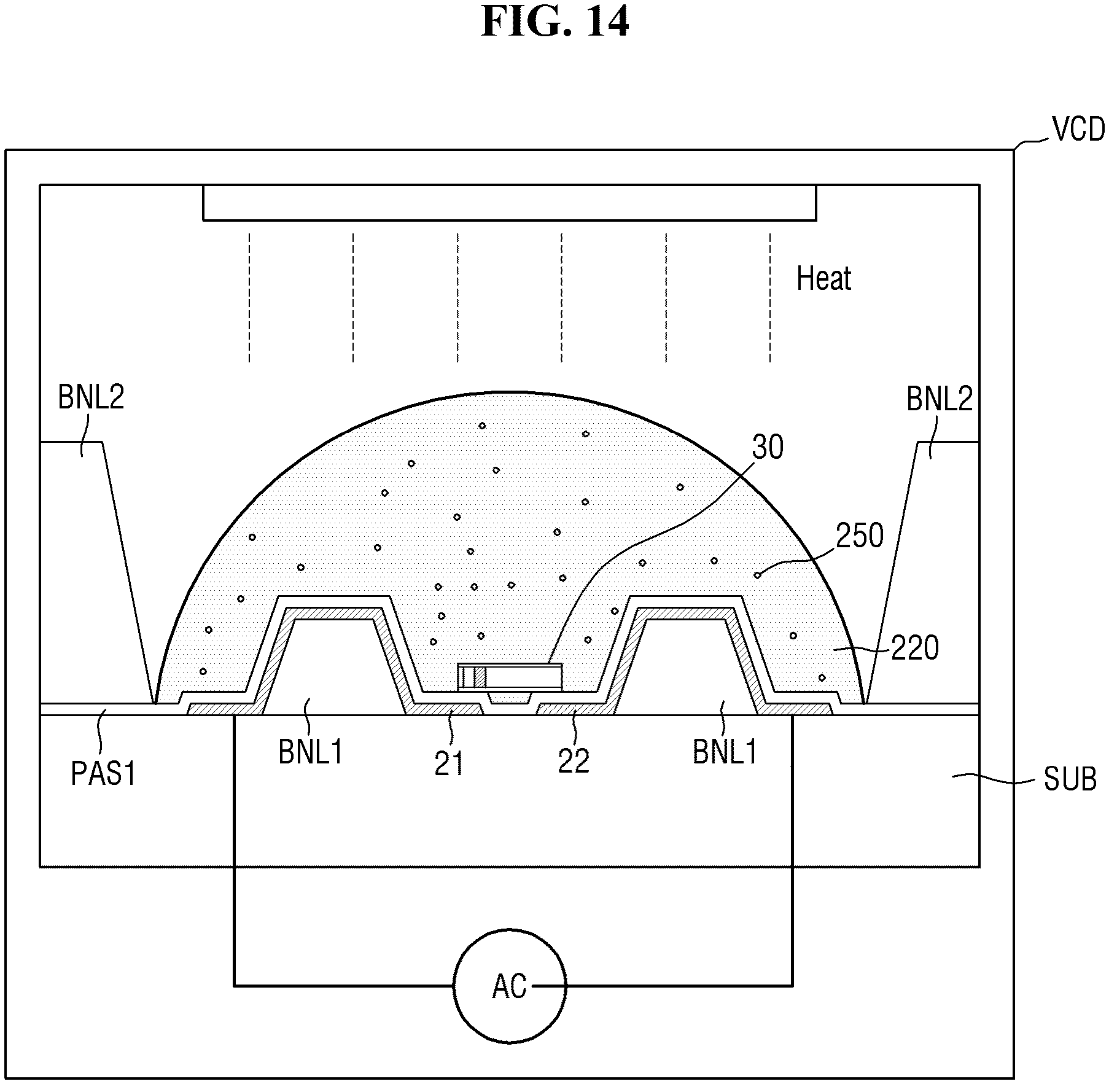 Patent US12315850 Figure 14 – Light-emitting element ink, display device, and method of fabricating the display device