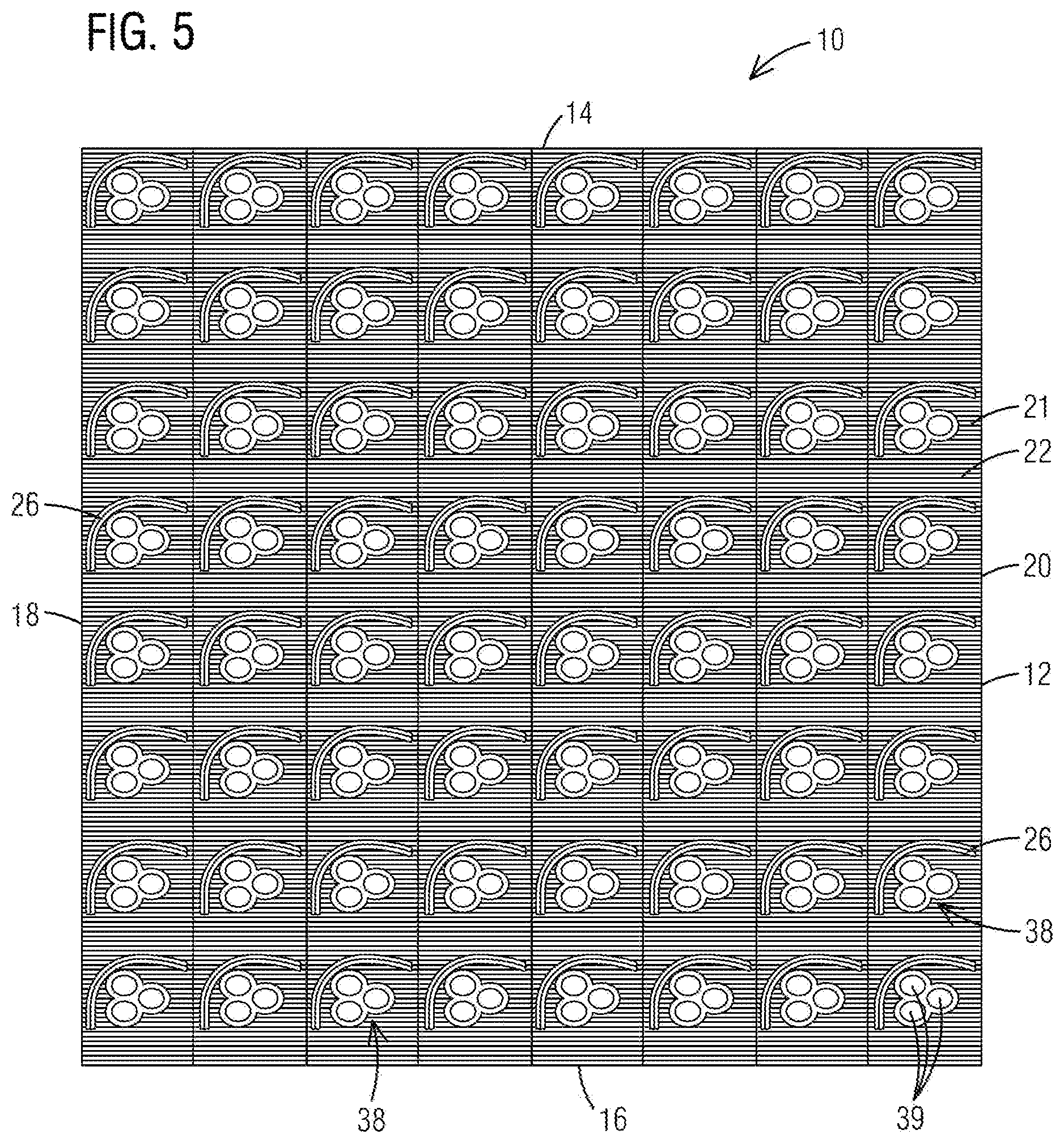 Patent US12315851 Figure 4 – Light blocking louver panel for an LED light display