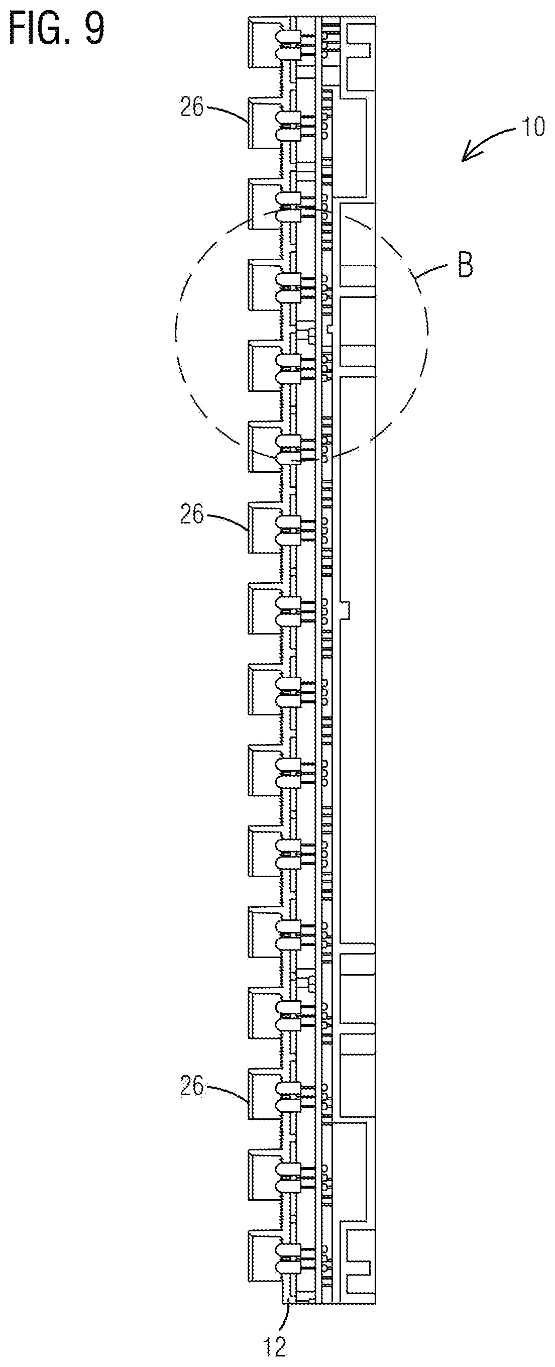 Patent US12315851 Figure 8 – Light blocking louver panel for an LED light display
